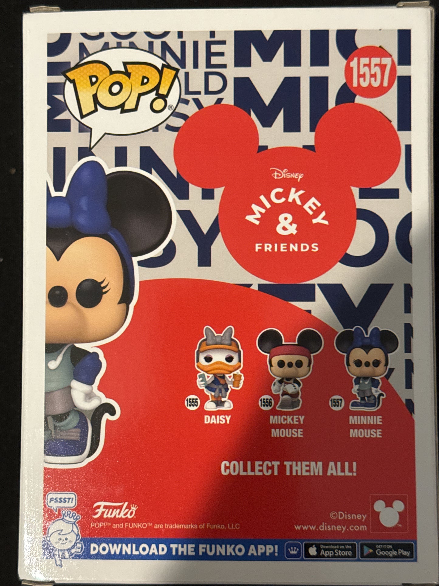 Funko Pop! Mickey & Friends Minnie Mouse Vinyl Figure Workout Outfit # 1557 New in Box