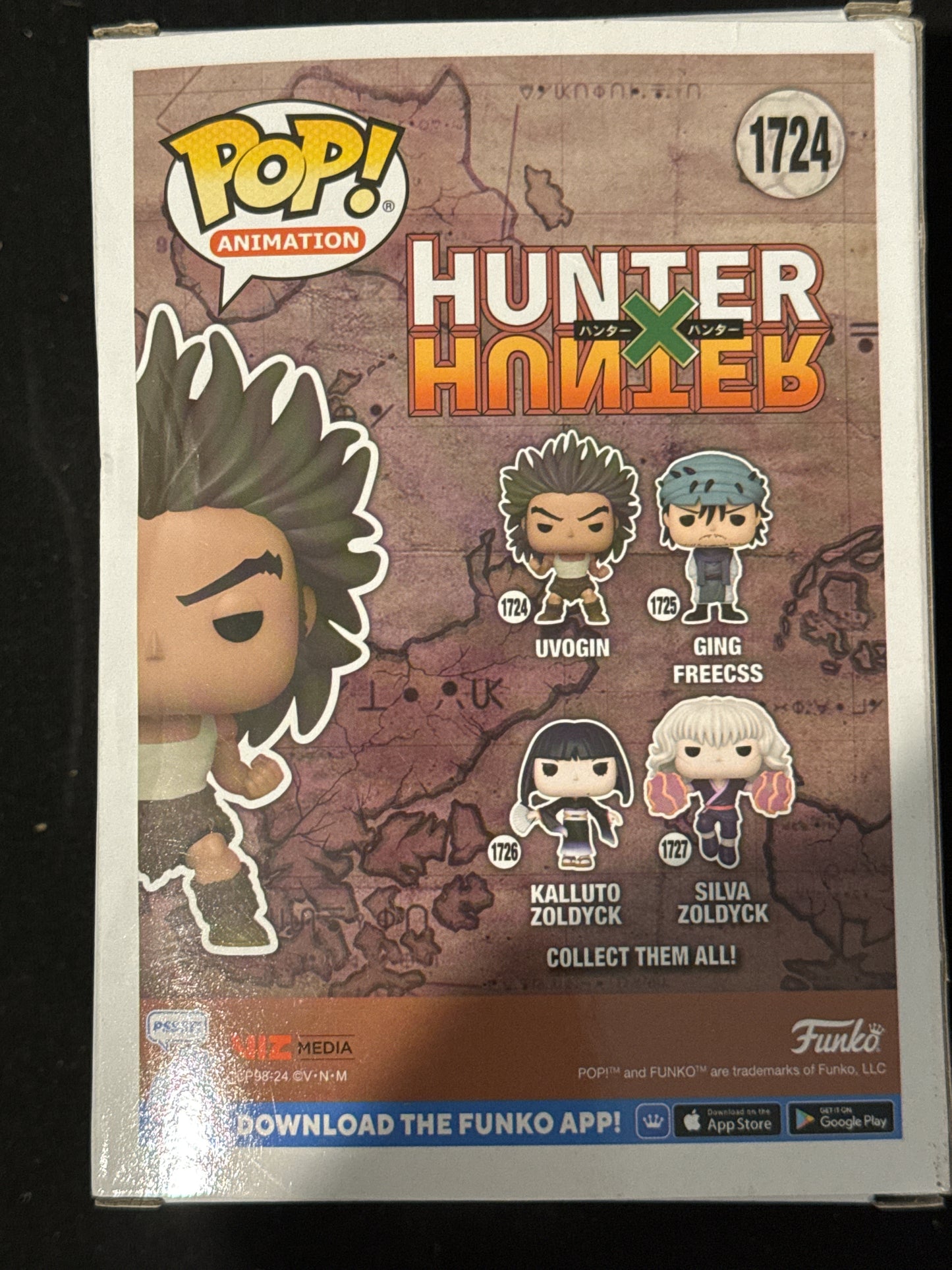 Funko Pop! Hunter x Hunter Uvogin Vinyl Figure #1724 New in Box