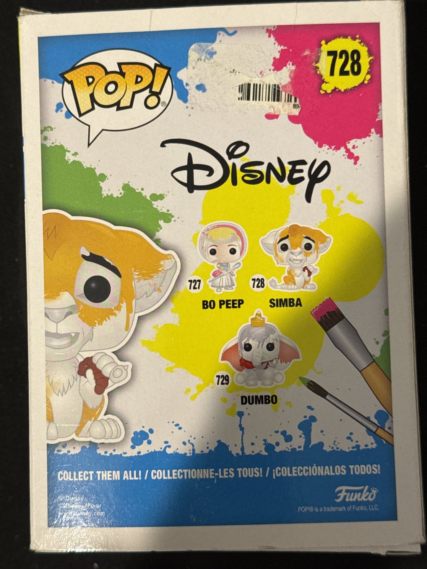 Funko Pop! Disney Simba Vinyl Figure #728 DIY New in Box