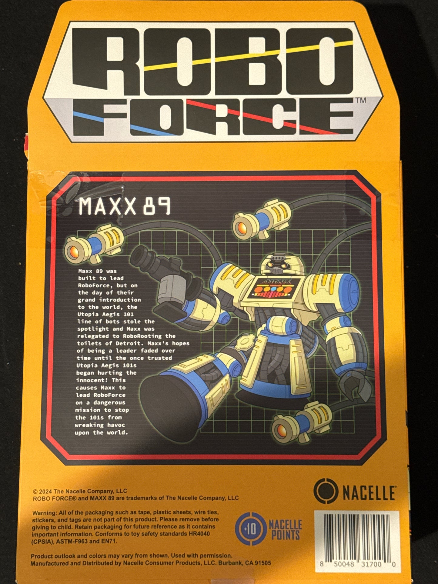 Robo Force Maxx 89 Action Robot New in Box