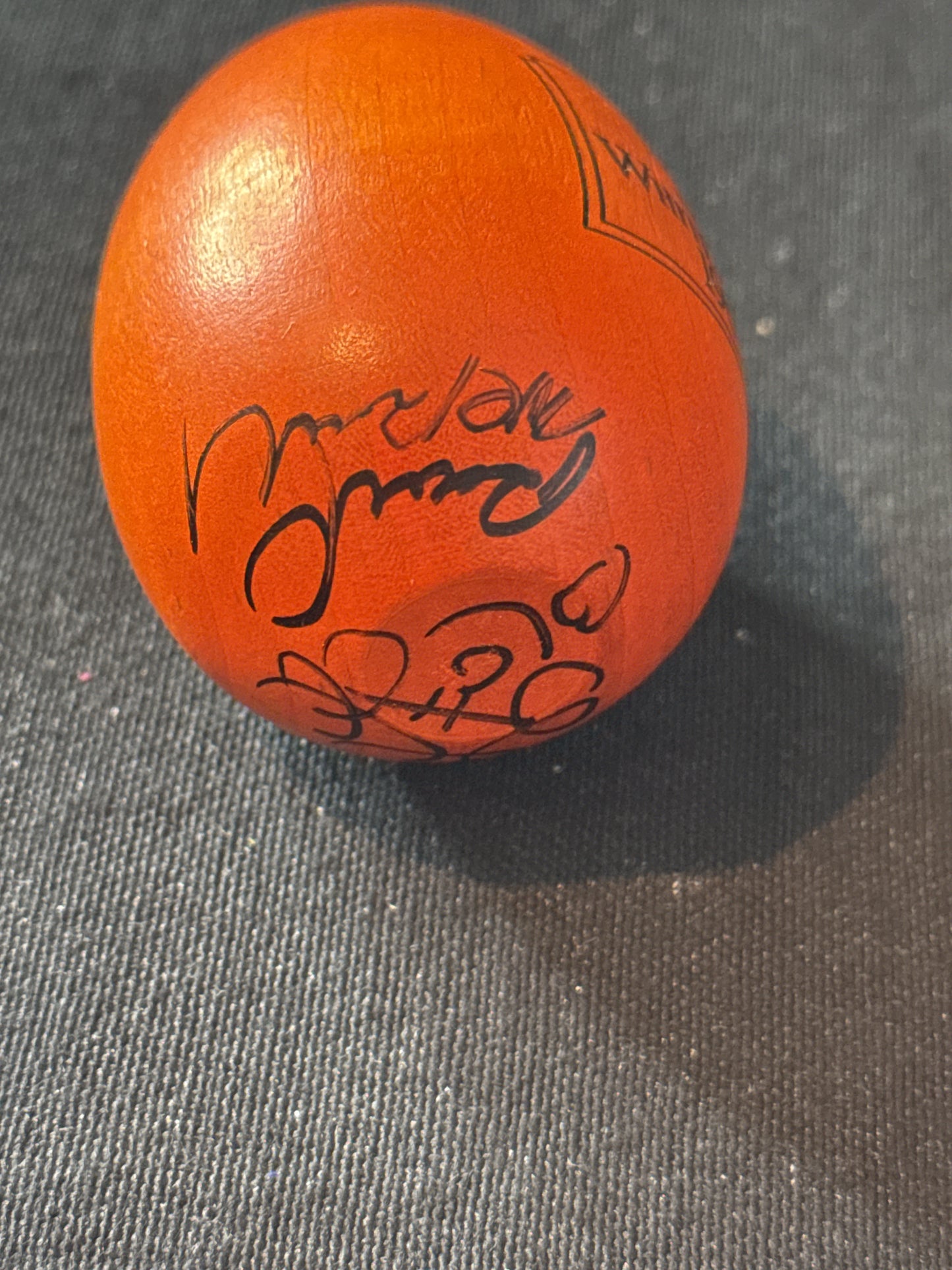 Wooden Easter Egg From 1988 Easter At The White House During Ronald Reagan Presidency Signed