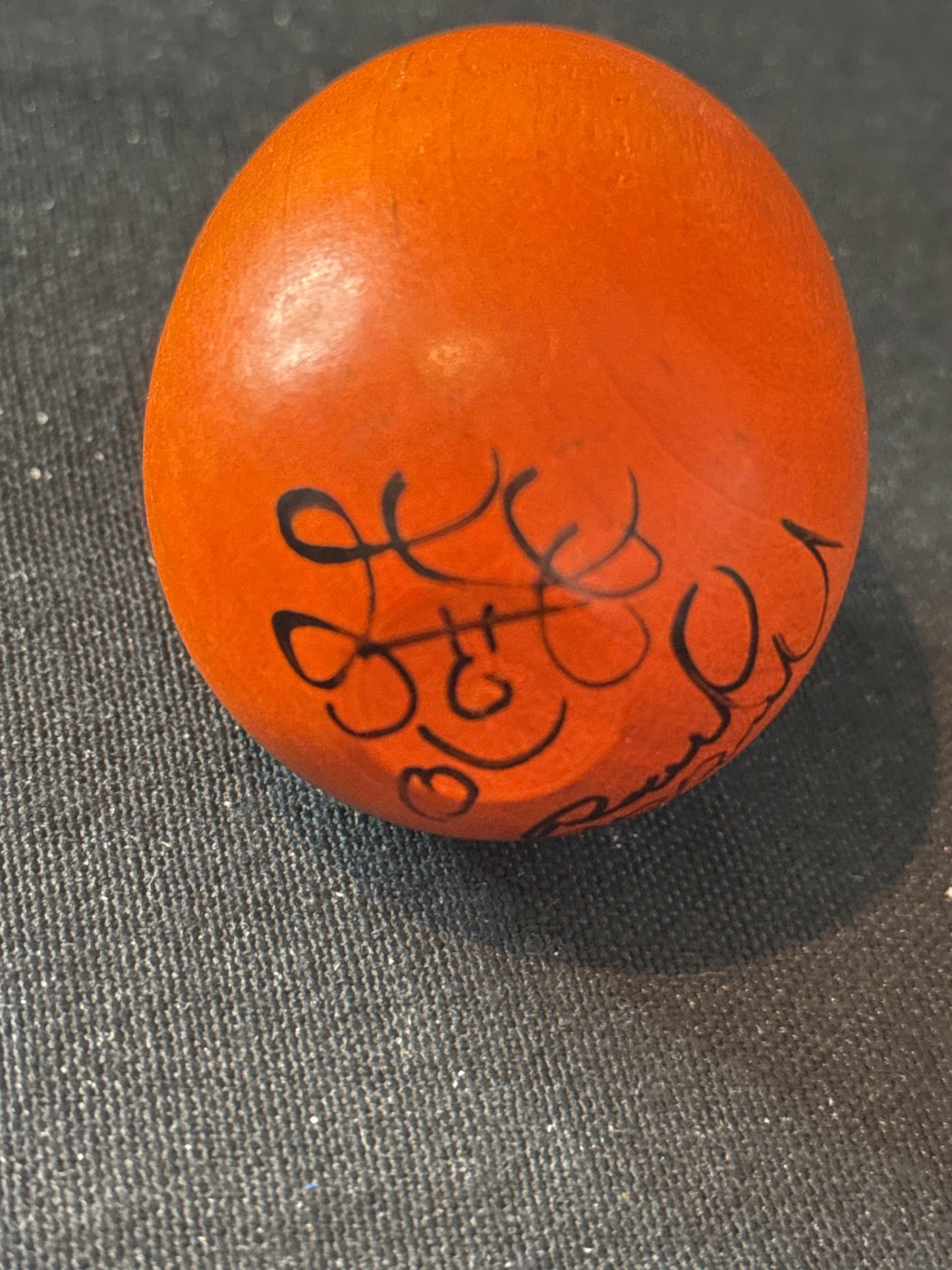 Wooden Easter Egg From 1988 Easter At The White House During Ronald Reagan Presidency Signed