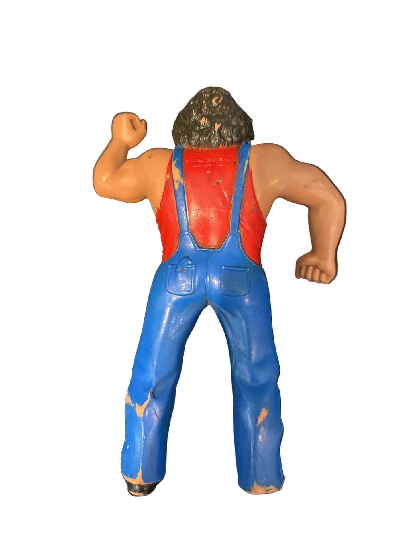 WWF Wrestler 1984 Hillbilly Jim 8" Rubber Action Figure Titan Sports LJN LTD