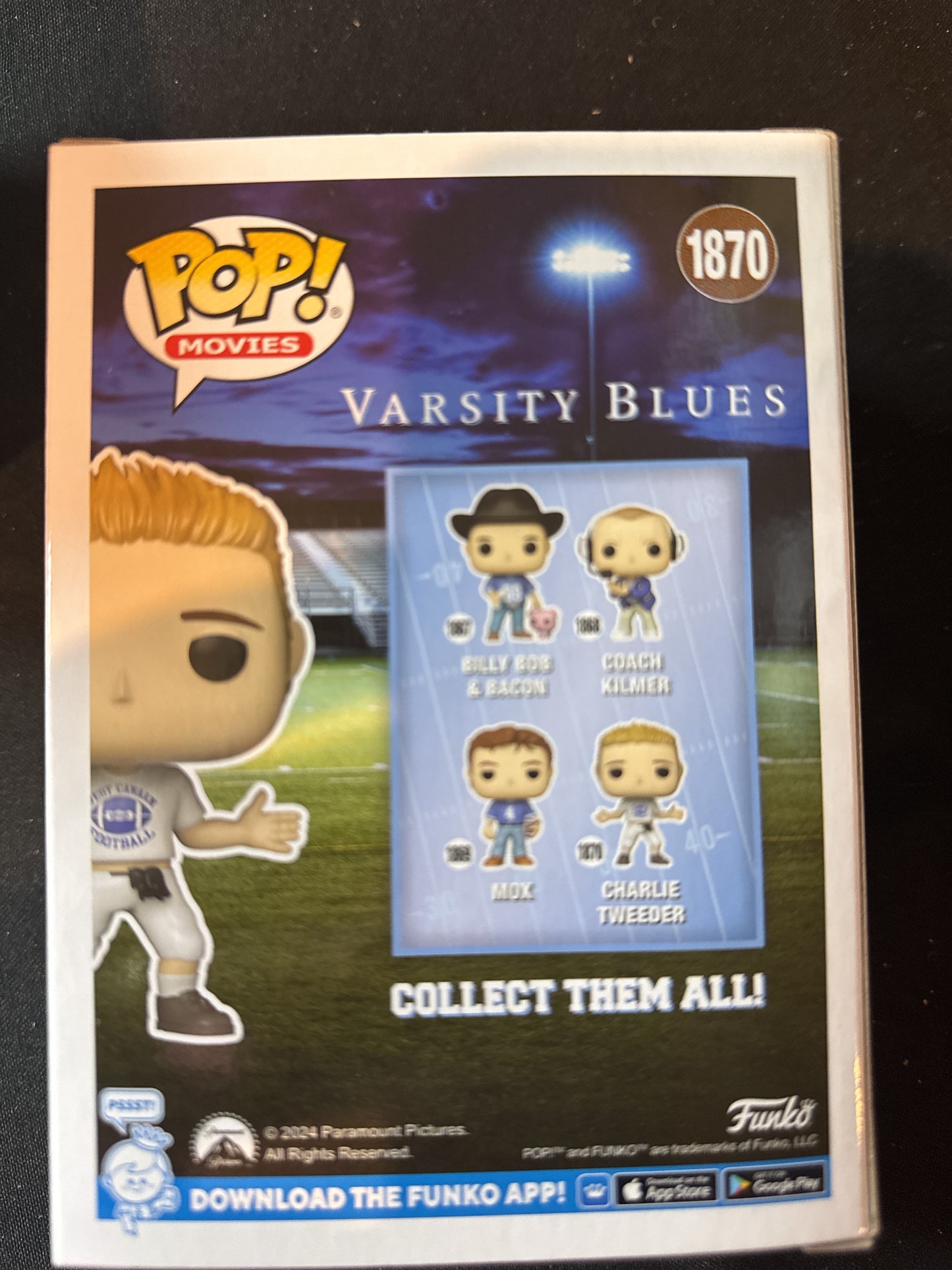 Funko Pop! Movies Varsity Blues Charlie Tweeder Vinyl Figure #1870 New in Box