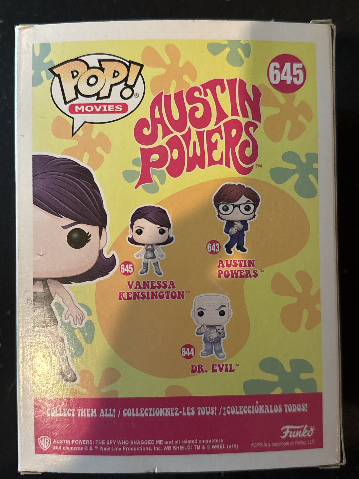 Funko Pop! Movies Austin Powers Vanessa Kensington Vinyl Figure #645 New in Box