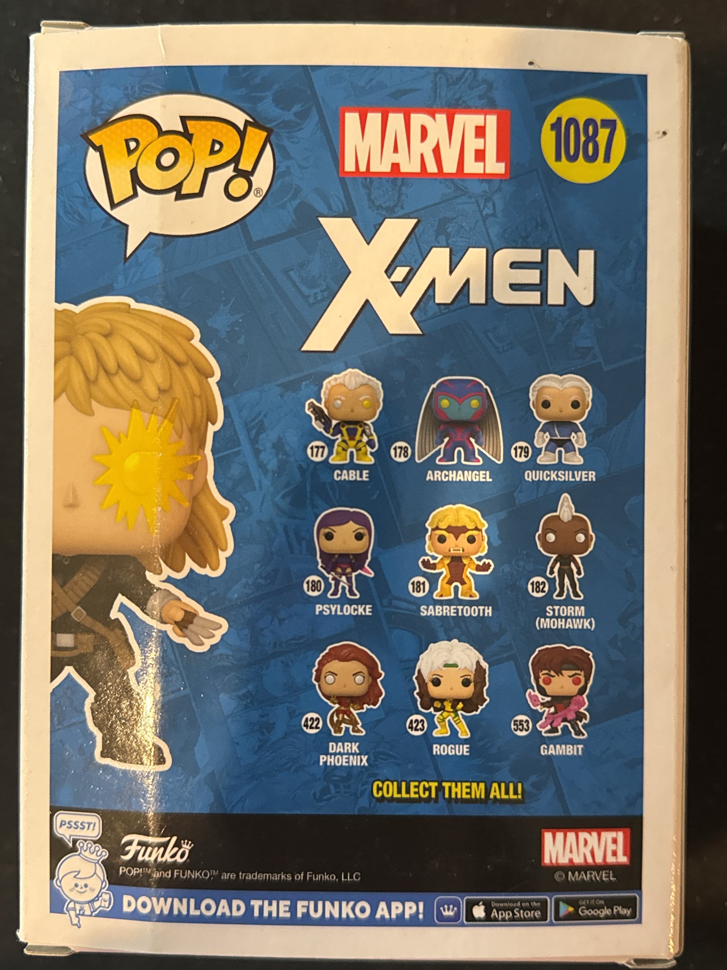 Funko Pop! X-Men Longshot Bobble Head #1087 New in Box