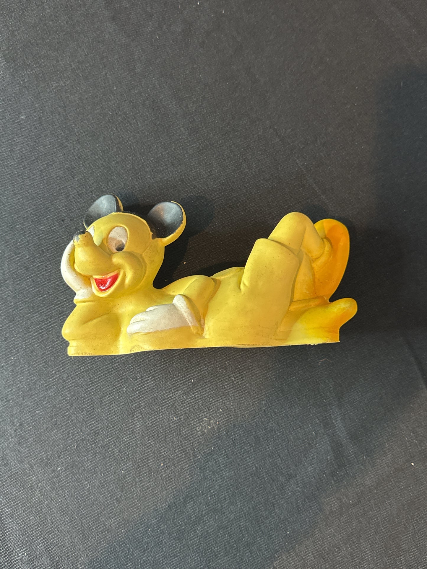 Vintage Mickey Mouse Squeaky Toy (Does not Squeak) Walt Disney