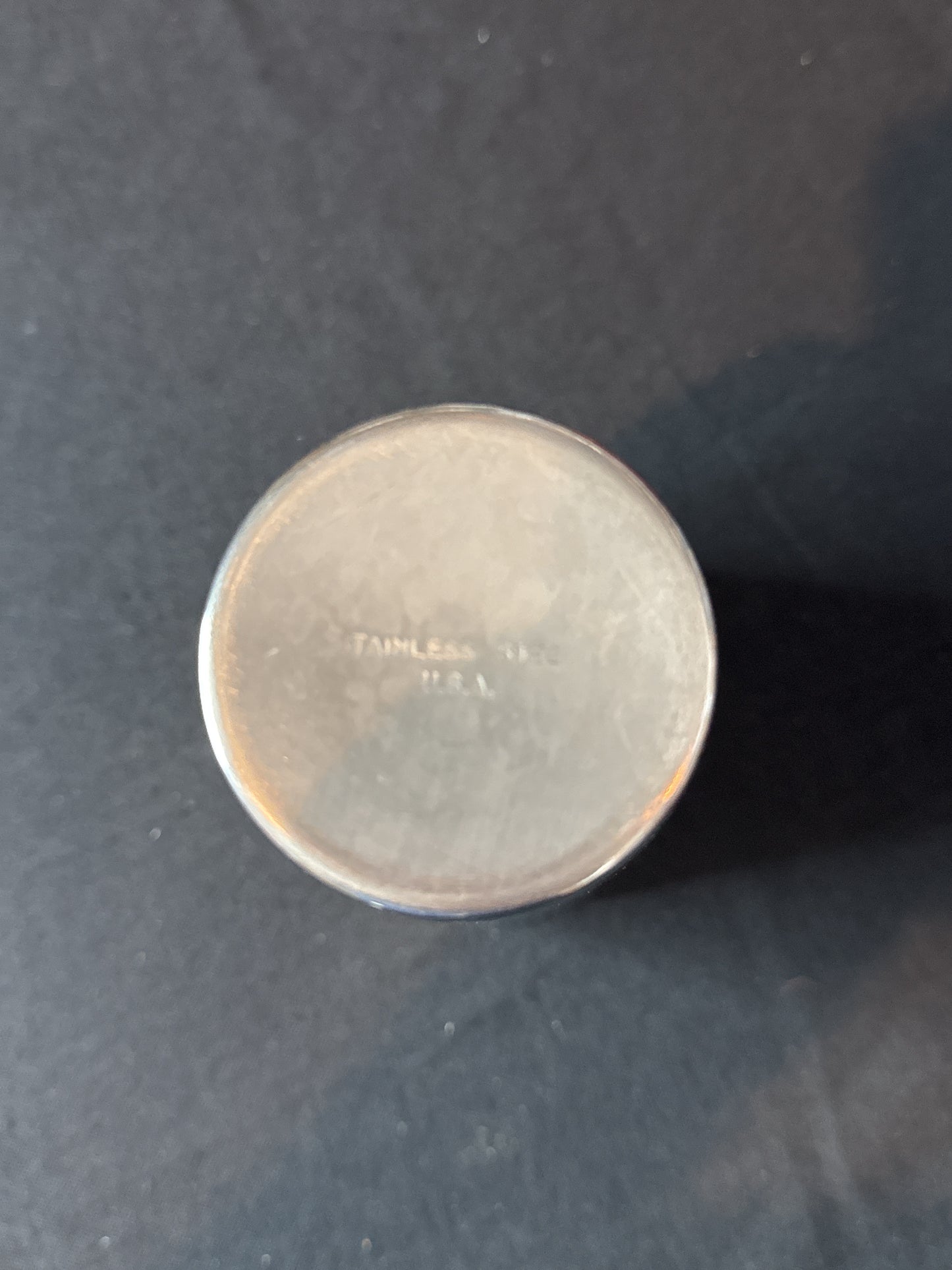 Vintage Stainless Steel Made in the USA Cocktail Shaker Barware 7" Tall