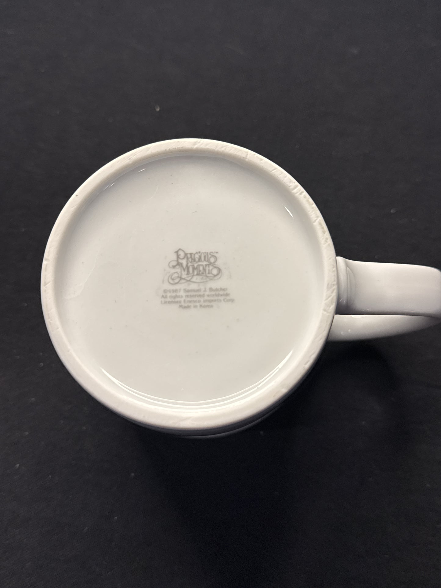 Precious Moments 1987 January Coffee Mug Cup 8oz