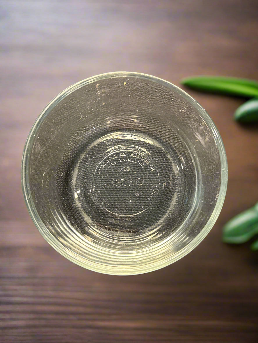 Pyrex Bowl 2 Cup Clear Glass Round Excellent condition.