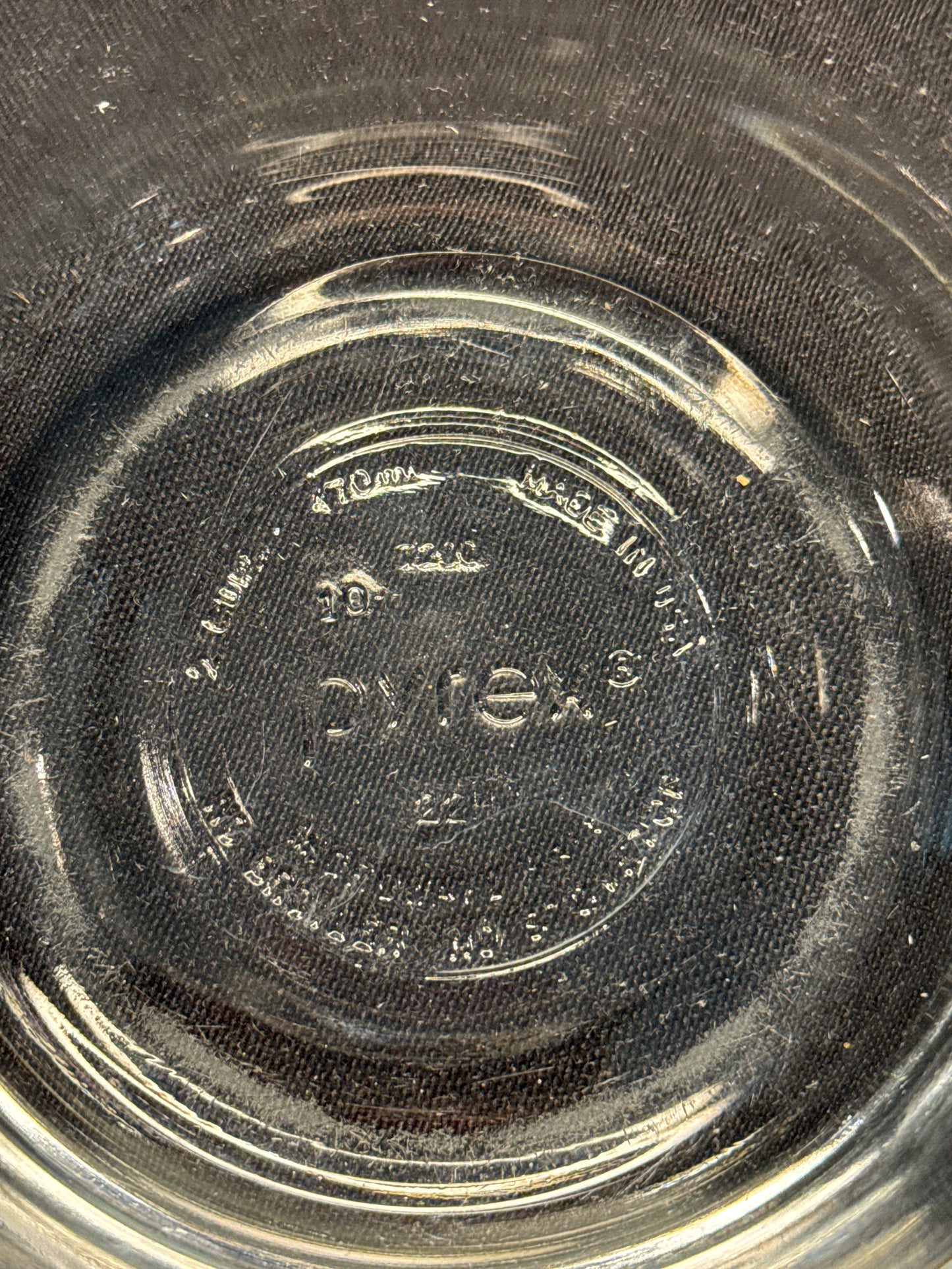 Pyrex Bowl 2 Cup Clear Glass Round Excellent condition.