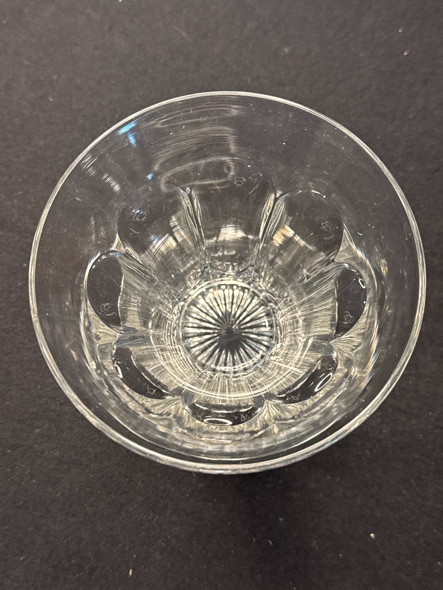 Heisey Medium Flat Panel Stem #353 Violet Vase 4 3/8" Wide x 5" Tall