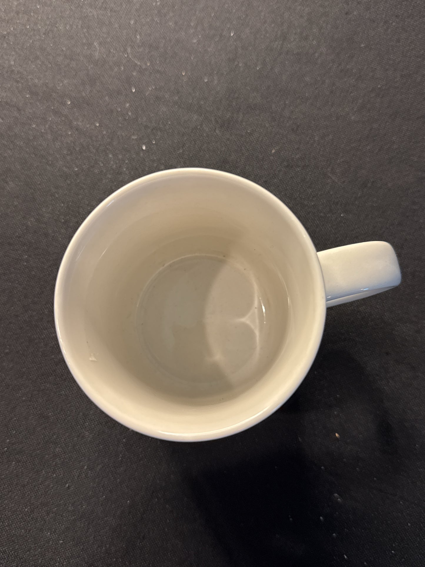 Vintage Festive Winter Scene Ceramic Snowman Coffee Mug Cup 12oz 3.75" Tall