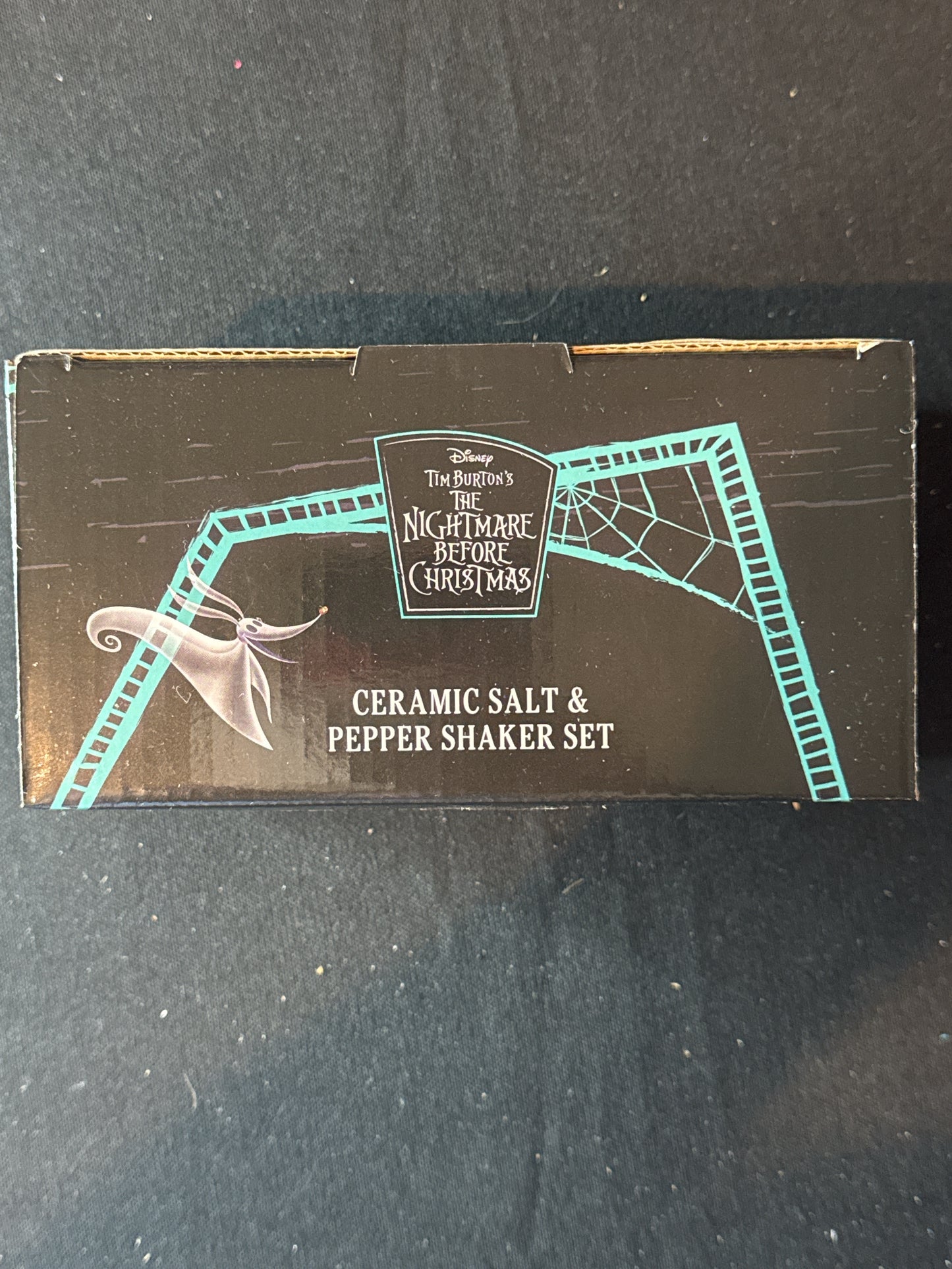 Disney Tim Burton's The Nightmare Before Christmas Ceramic Salt & Pepper Shakers New in Box