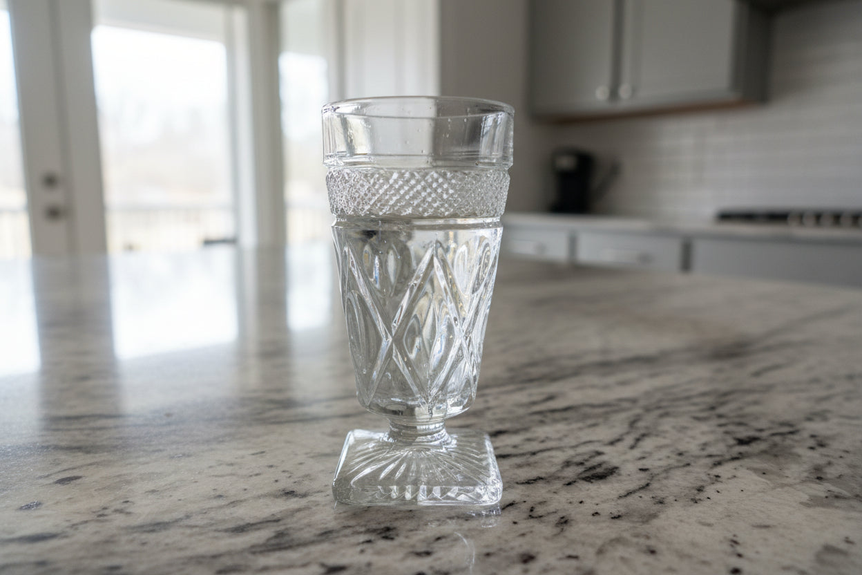 Cape Cod Clear by Imperial Glass Ohio Juice Glass 5.25" Tall