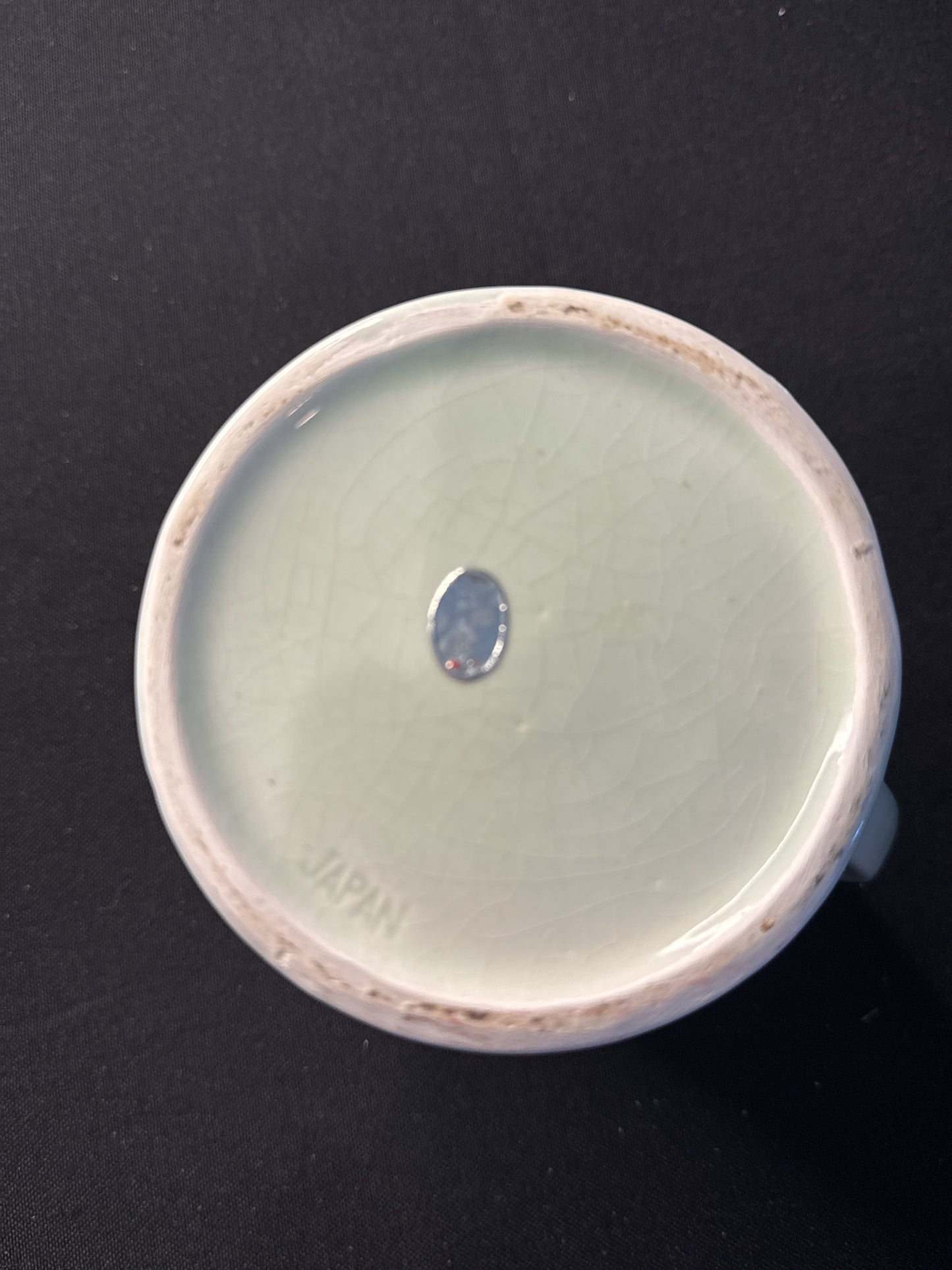 Vintage Sailing Ship Gold Trim Coffee Cup Mug Tea Japan American Flag 4.75" Tall