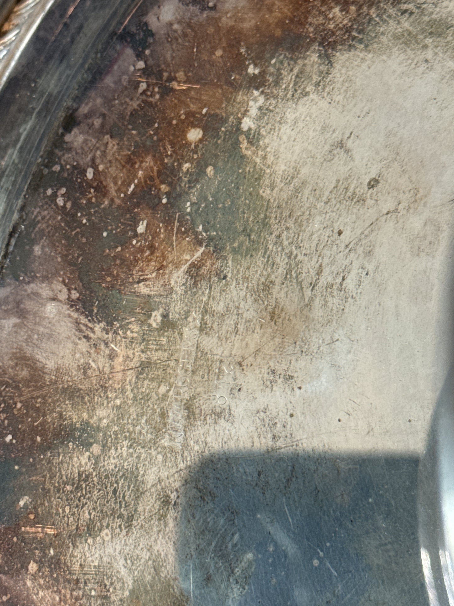 Pedestal Cake Plate 12" Wide 842 Silverplate Holloware