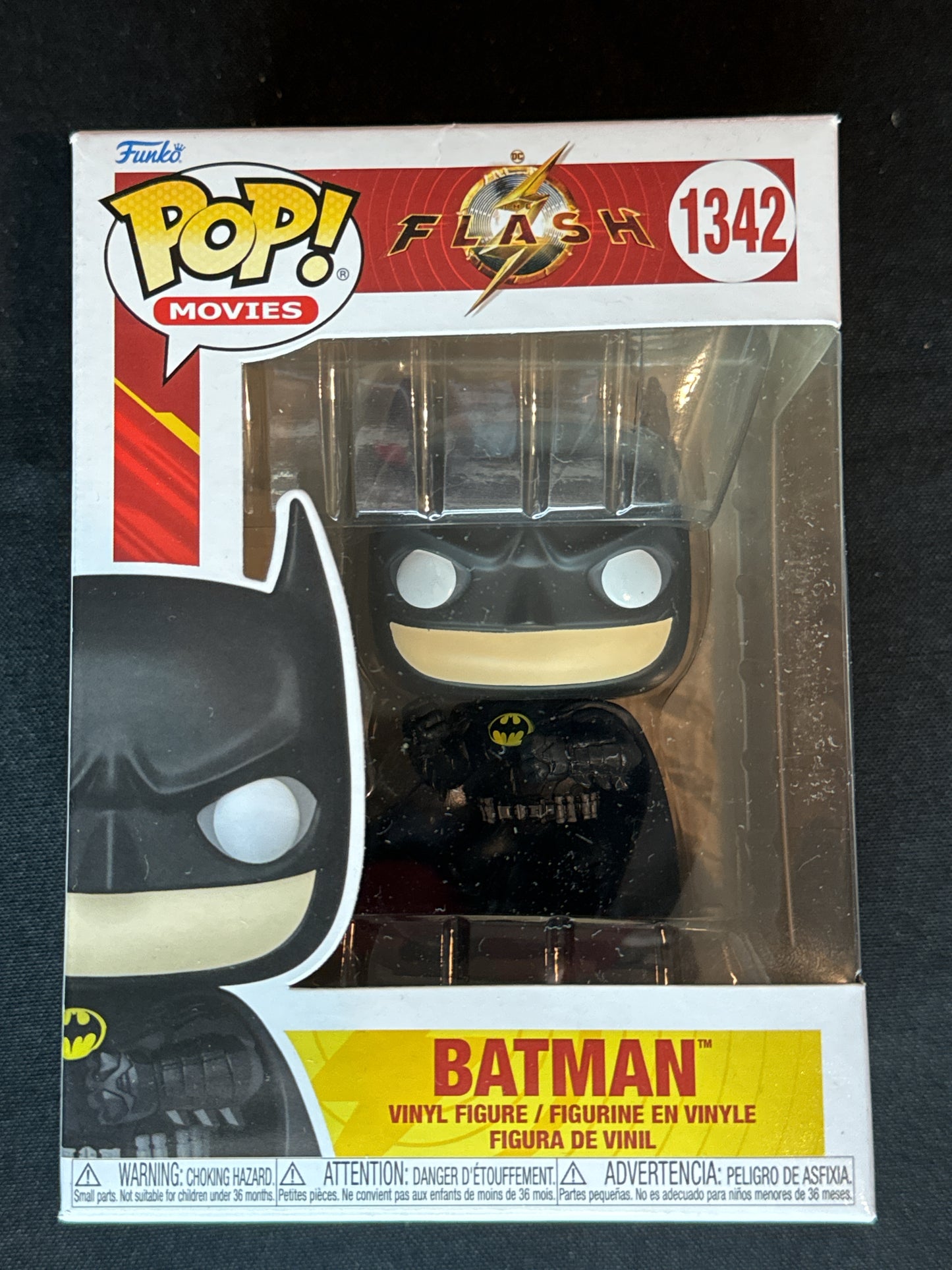 Funko Pop! Movies Flash! Batman Vinyl Figure # 1342 New in Box.