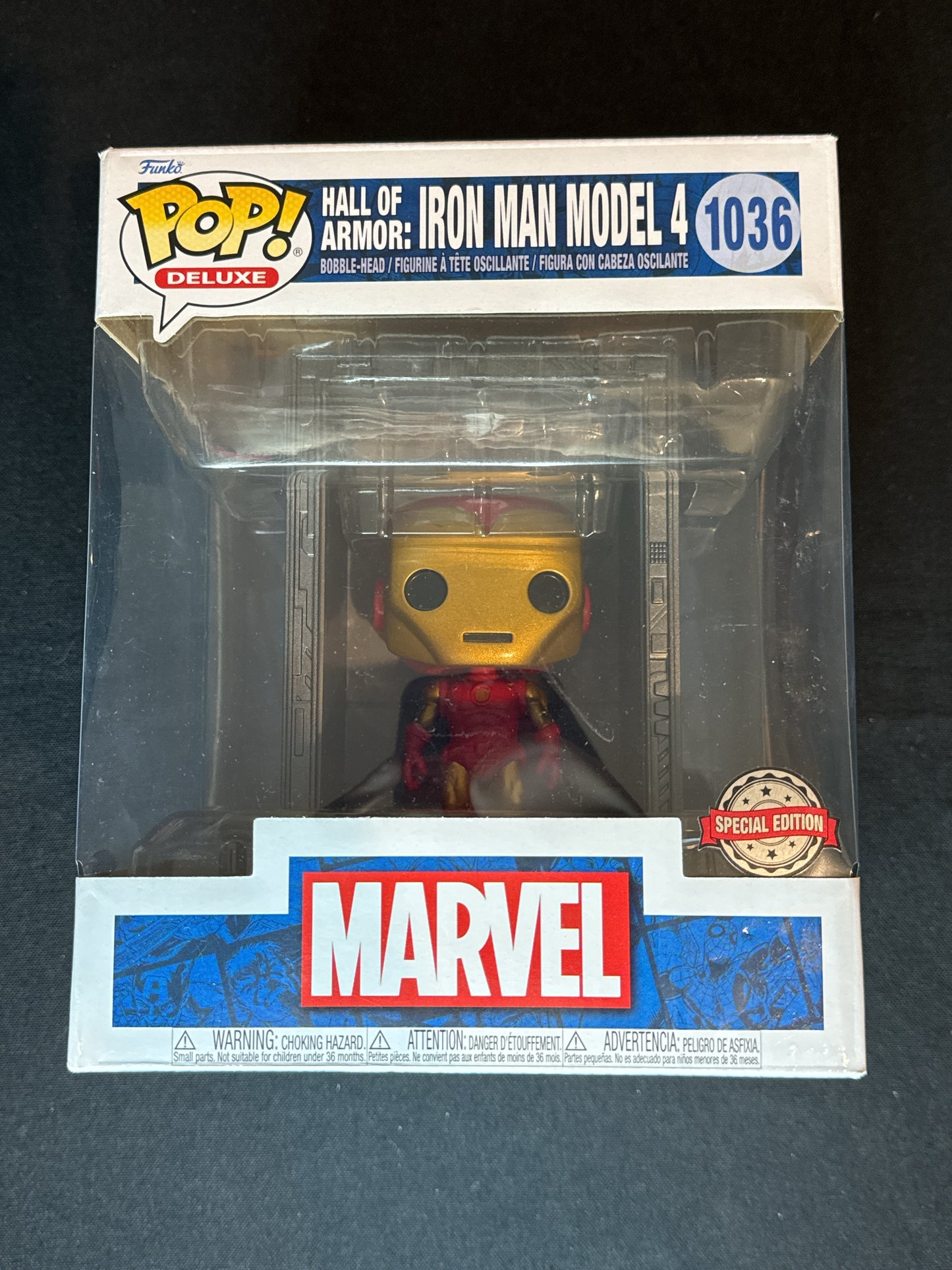 Funko Pop! Marvel Hall of Armor Iron Man Model 4 #1036 Bobble-Head Deluxe New in Box