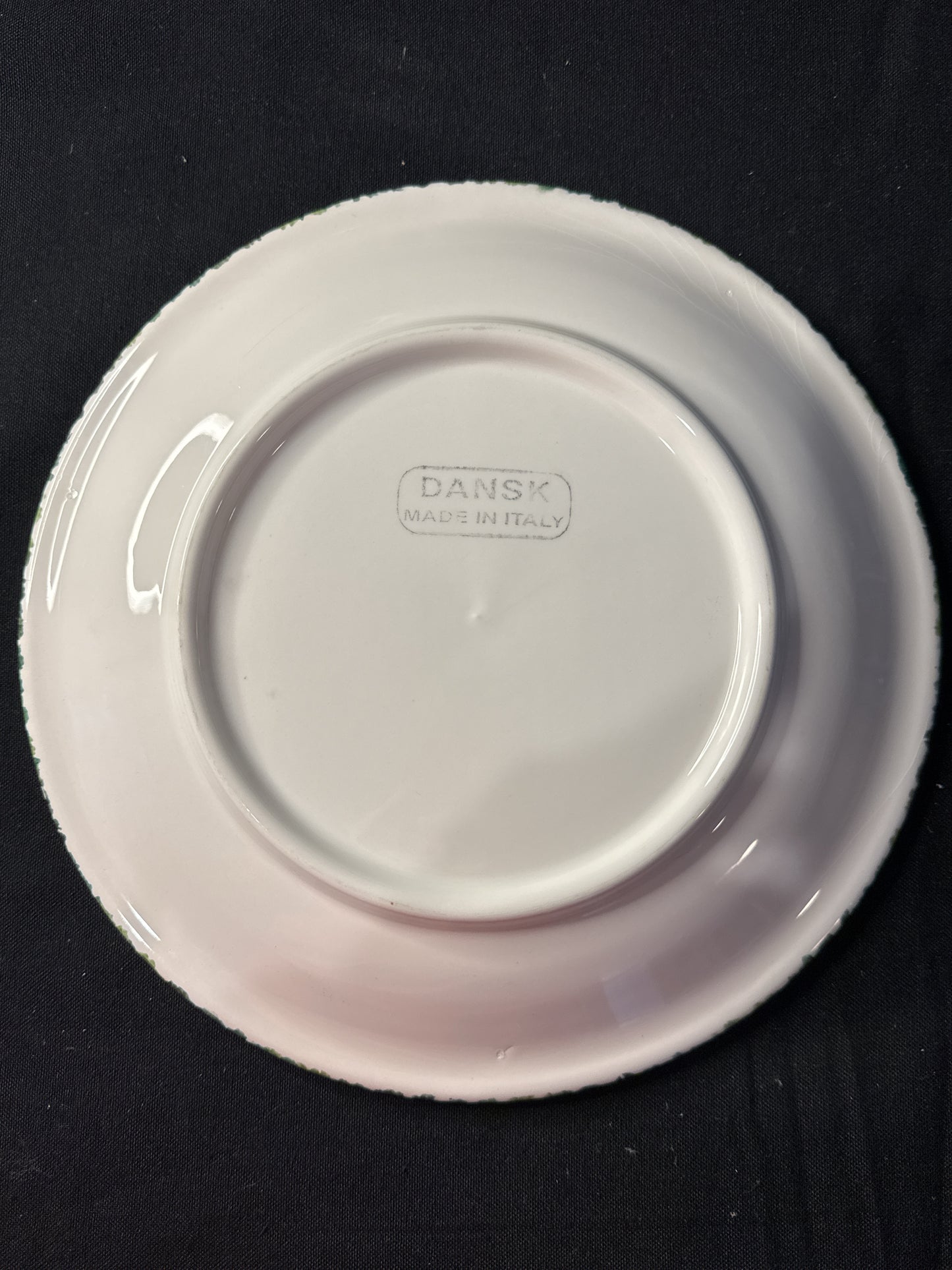 Dansk Fall Harvest Dinner Plate 10.5" Wide Fruit Yellow