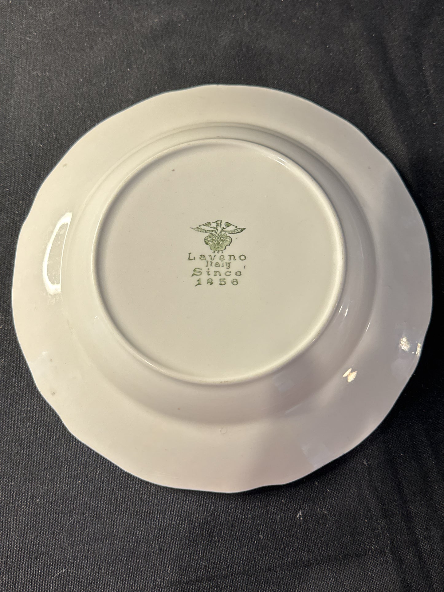 Richard Ginori Laveno Soup Bowl 8" Wide Pink Floral Embossed Rim