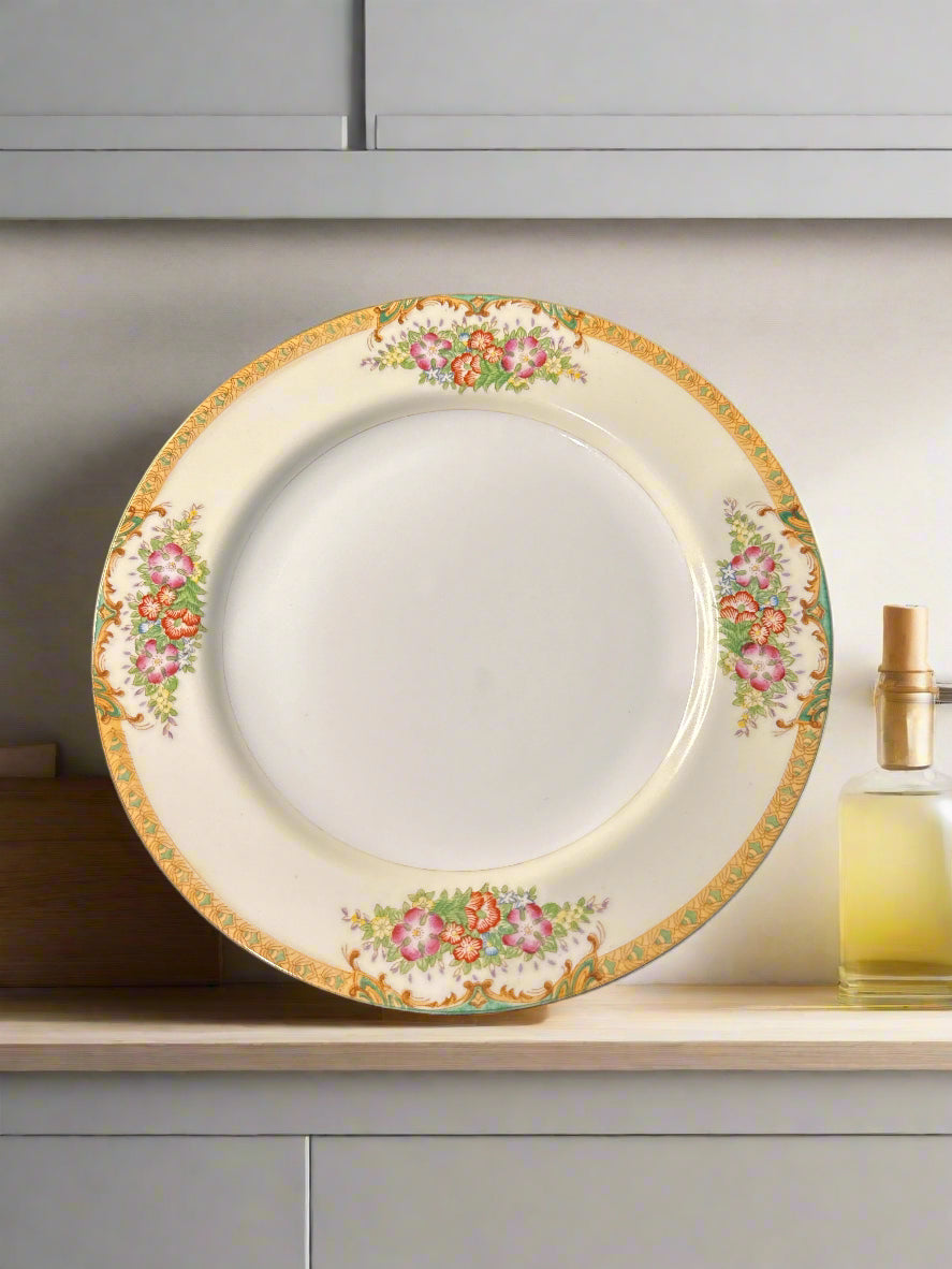 Vintage Diamond DIA4 Japan Lunch Plates 9 3/8" Wide