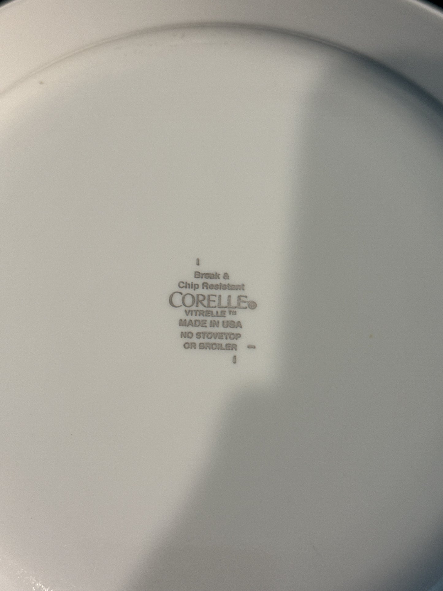 Corelle Pewter Pattern Luncheon Plates Set of 4 8.5" Wide