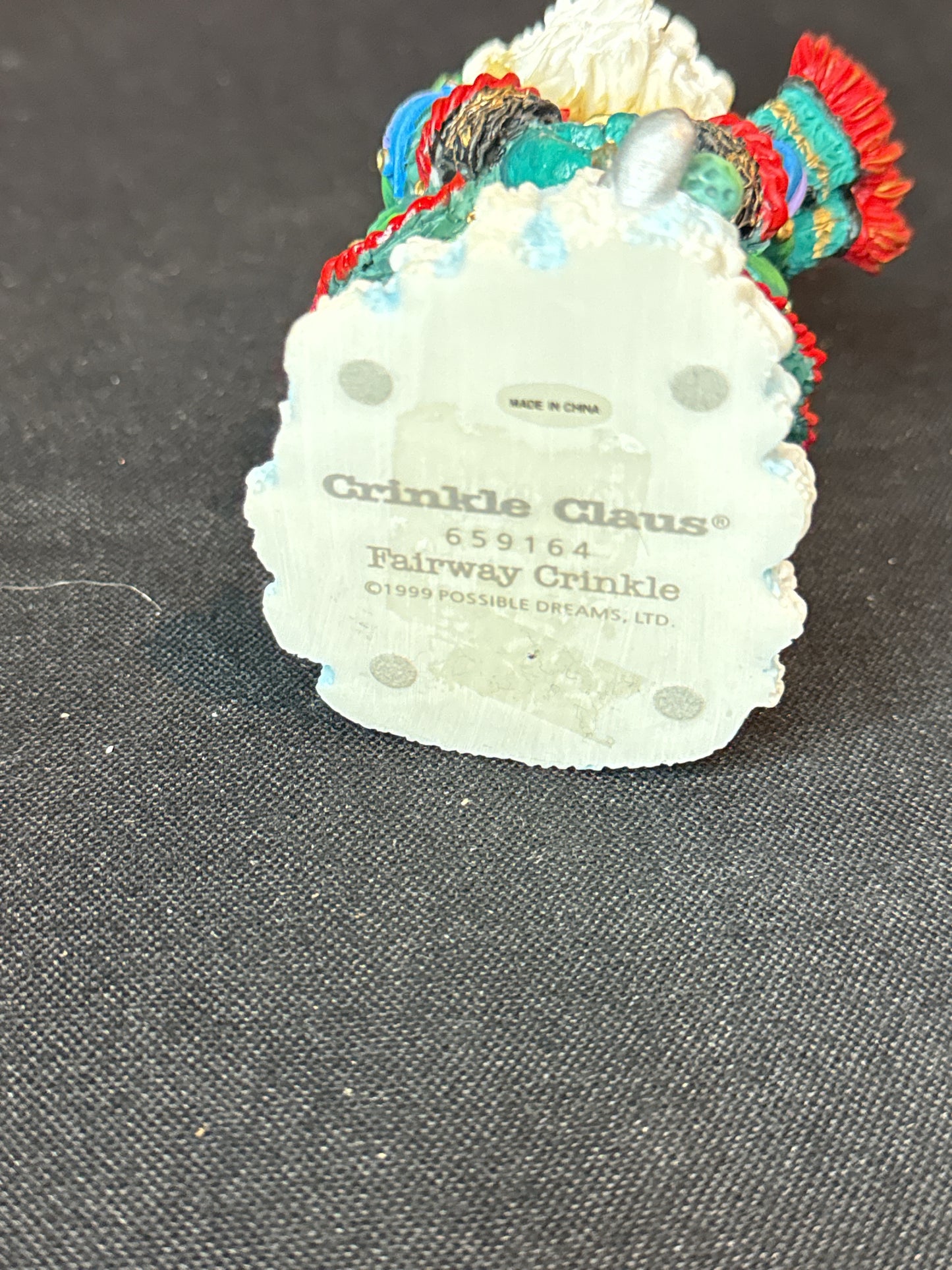 Crinkly Clause 659164 Fairway Crinkle Golfing Santa 1999 Possible Dream