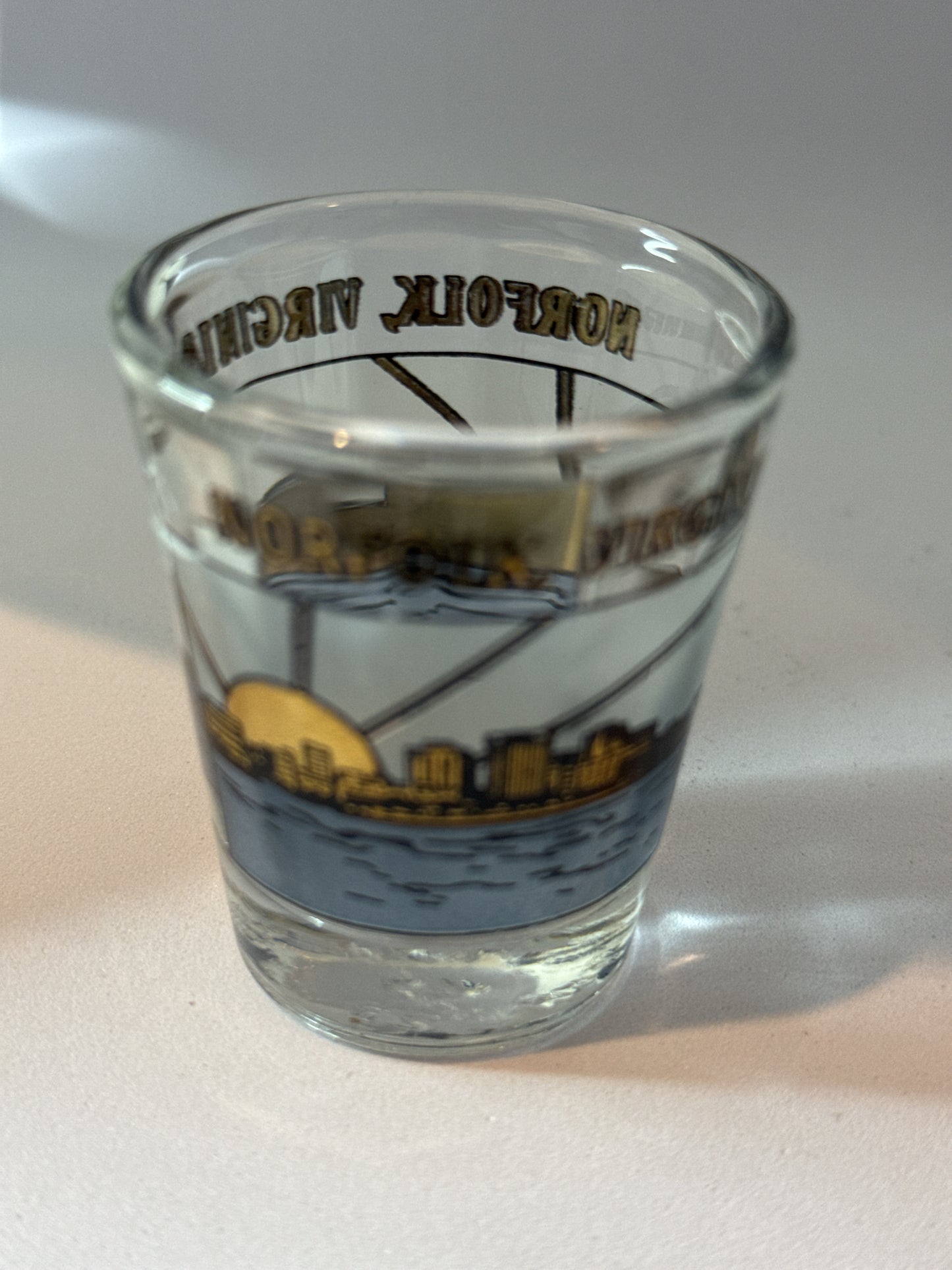 Norfolk, VA Shot Glass 2.25" Tall