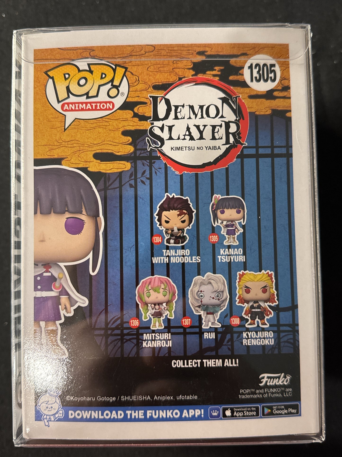 Funko Pop! Demon Slayer #1305 Kanao Tsuyuri Vinyl Figure New in Box Soft Case