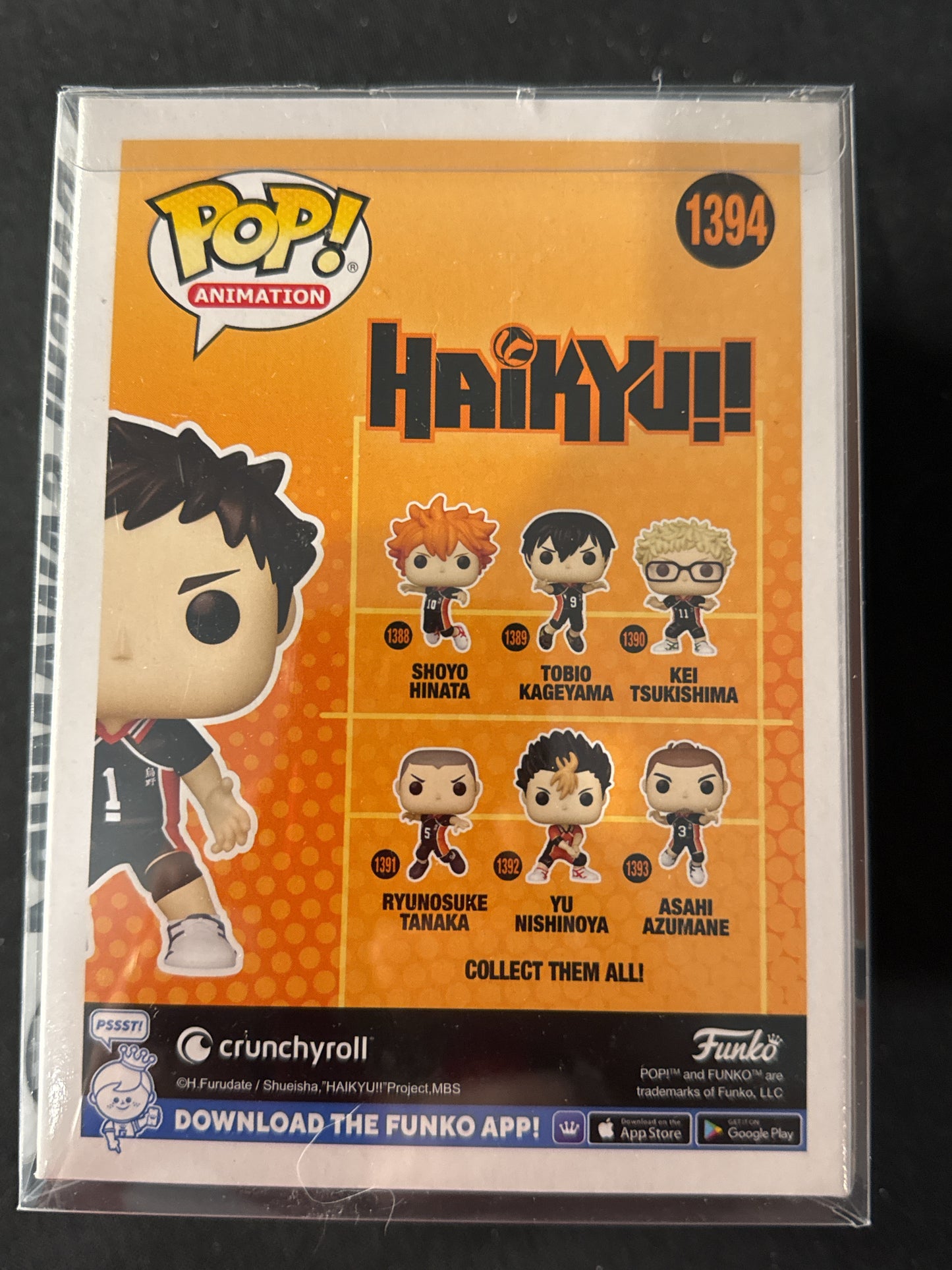 Funko Pop! Haikyu!! #1394 Daichi Sawamura Vinyl Figure New in Box w/ Soft Case