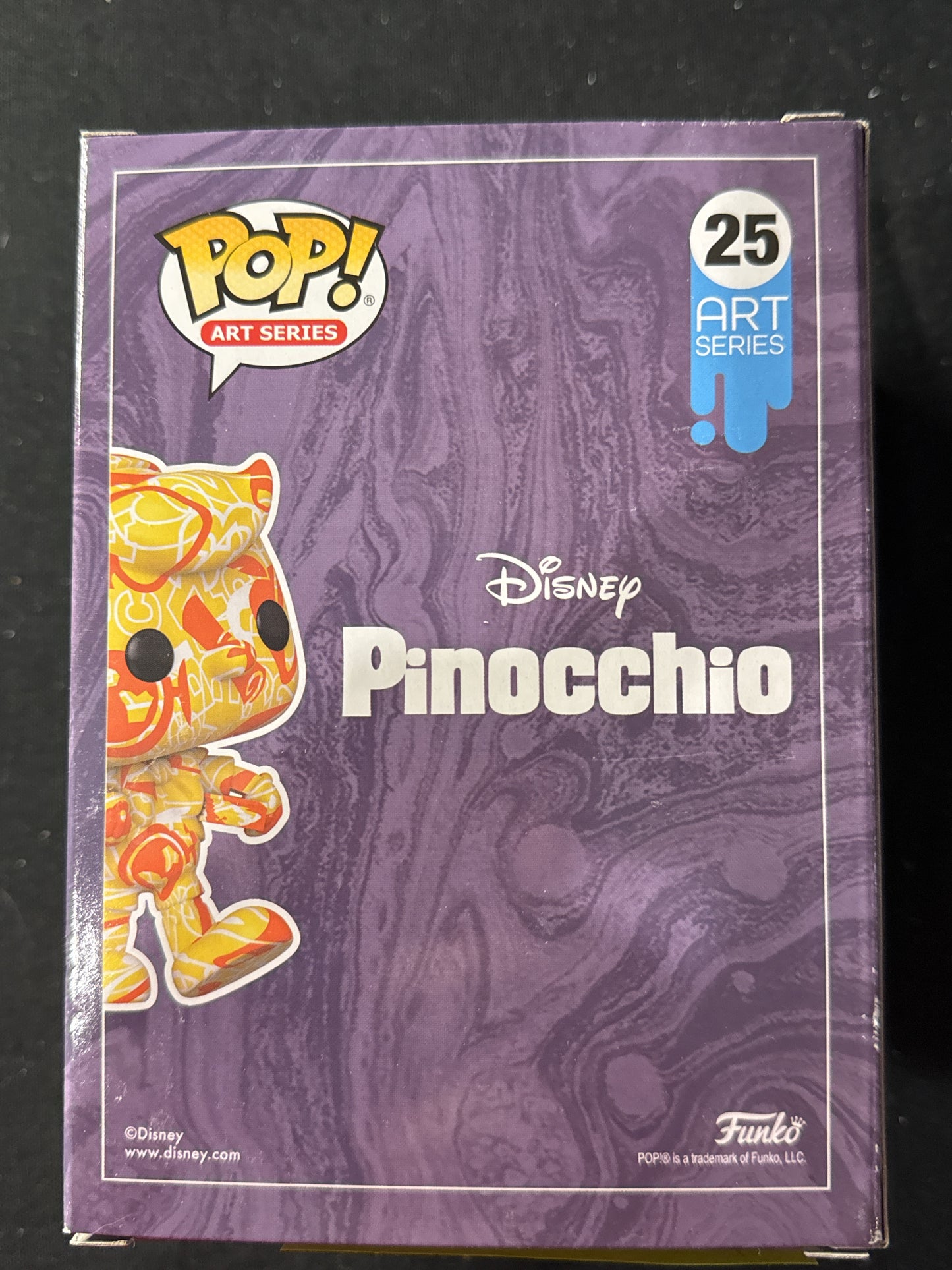 Funko Pop! Disney #25 Pinocchio Vinyl Figure Art Series Amazon Excl. New in Box