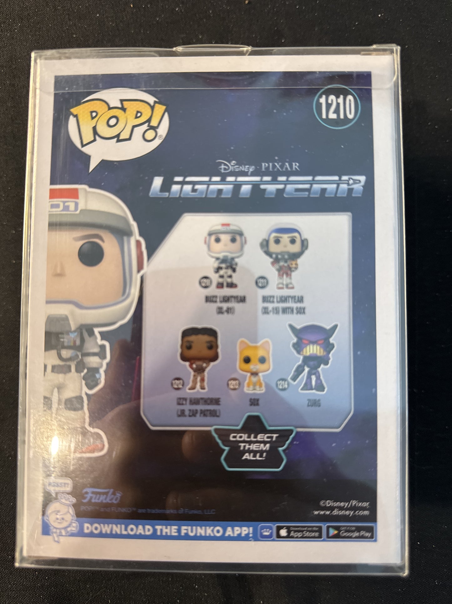Funko Pop! Disney Pixar Lightyear #1210 Buzz Lightyear (XL-01) Vinyl Figure NIB Soft Case