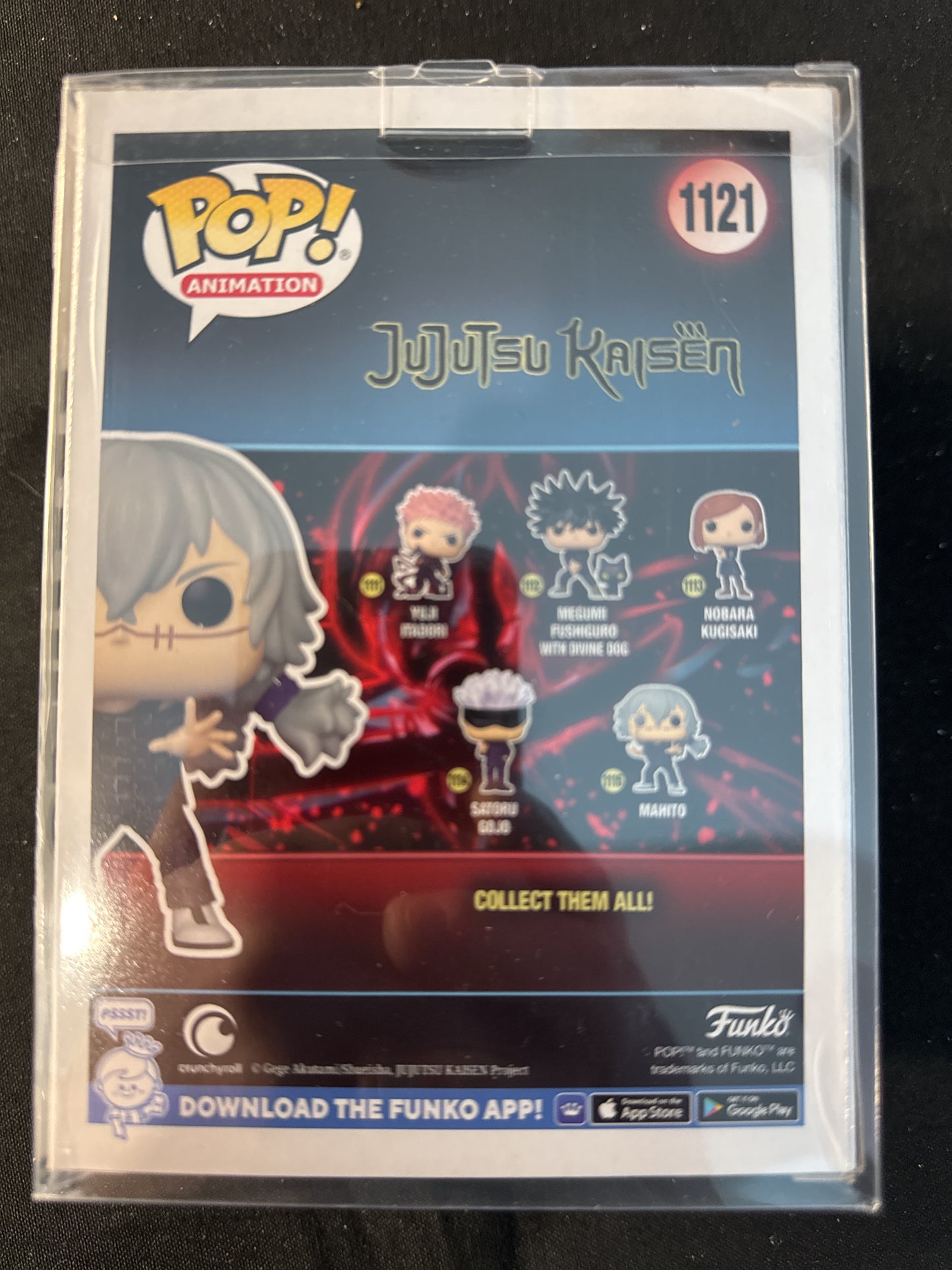 Funko Pop! Jujutsu Kaisën #1121 Mahito Vinyl Figure New in Box w/ Soft Case