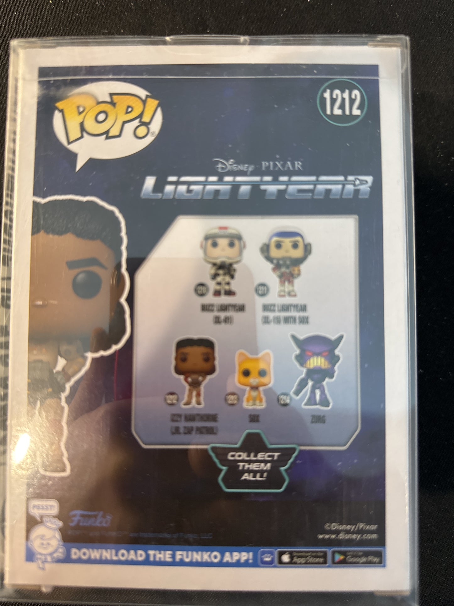 Funko Pop! Disney Pixar Lightyear #1212 Izzy Hawthorne (Jr. Zap Patrol) NIB w/ Soft Case