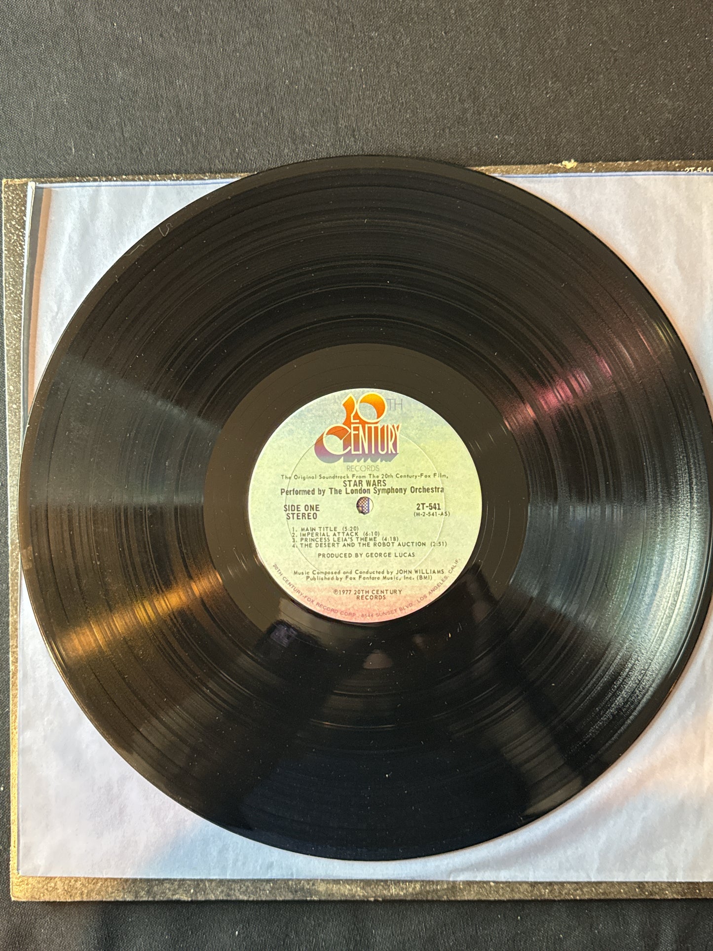 Star Wars Original Soundtrack Vinyl LP Double Album 2T-541 Excellent Condition No Poster