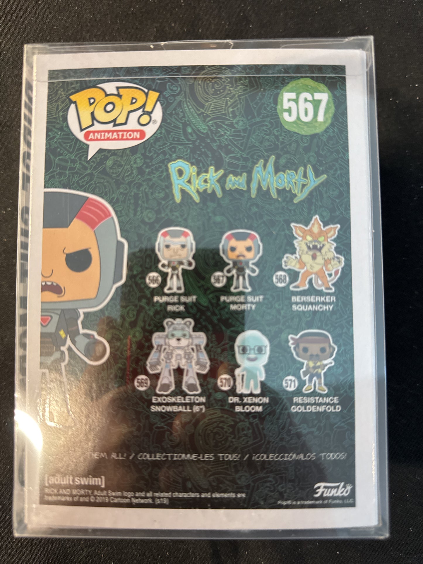 Funko Pop! Rick & Morty #567 Purge Suit Morty Vinyl Figure NIB w/ Soft Case
