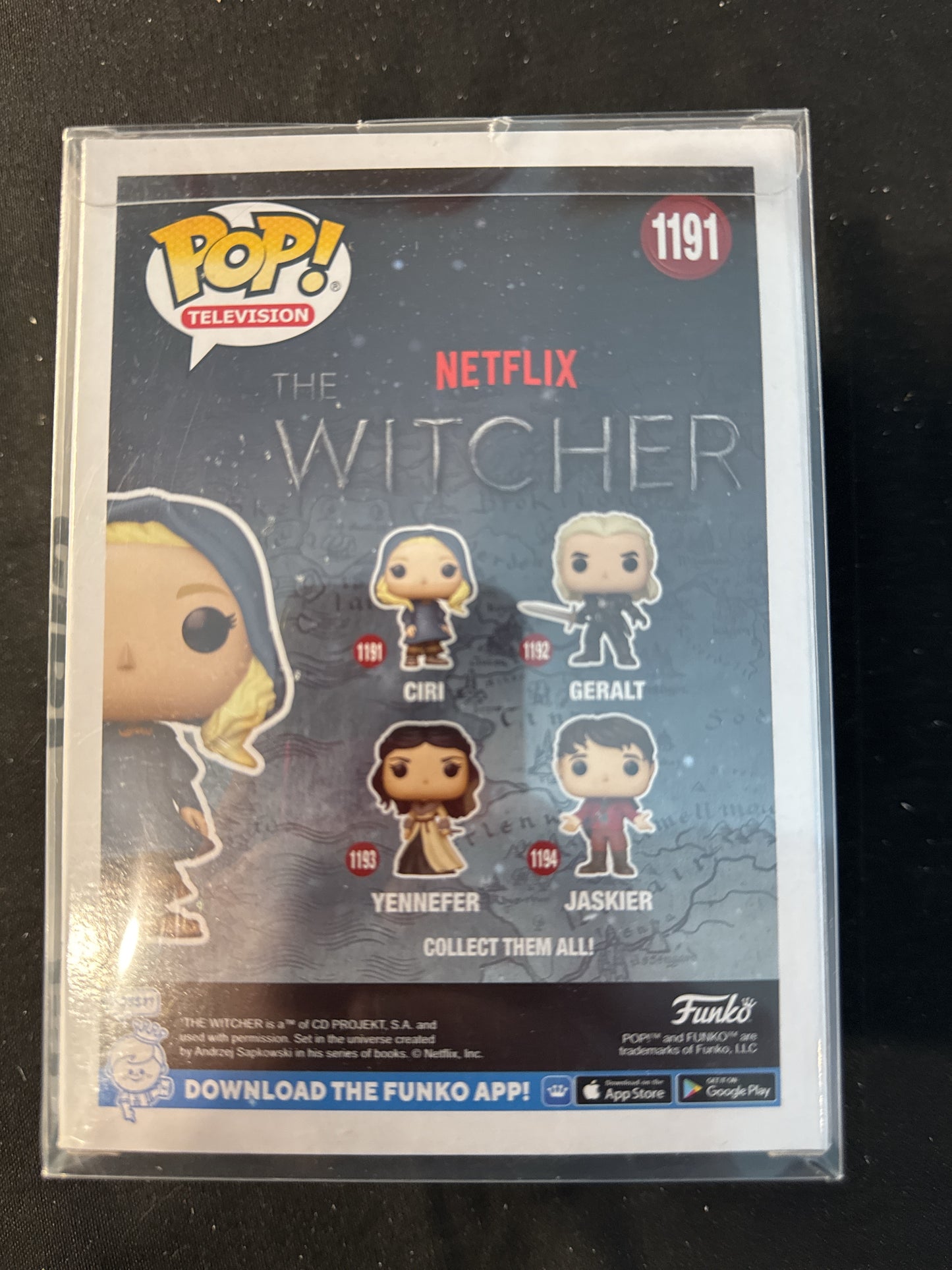 Funko Pop! Netflix The Witcher #1191 Ciri Vinyl Figure New in box w/ Soft Case