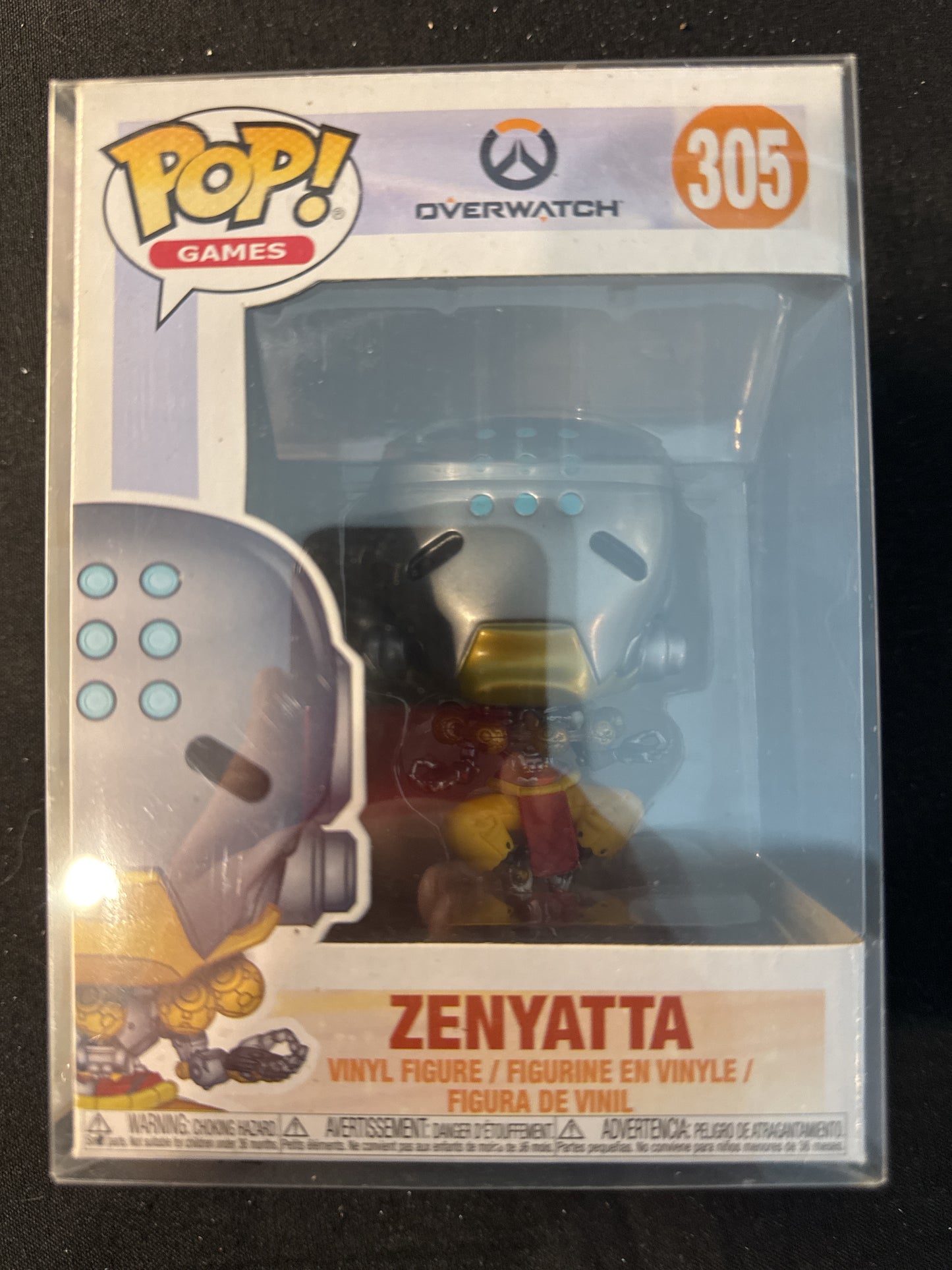 Funko Pop! Overwatch #305 Zenyatta Vinyl Figure New in Box w/ Soft Case