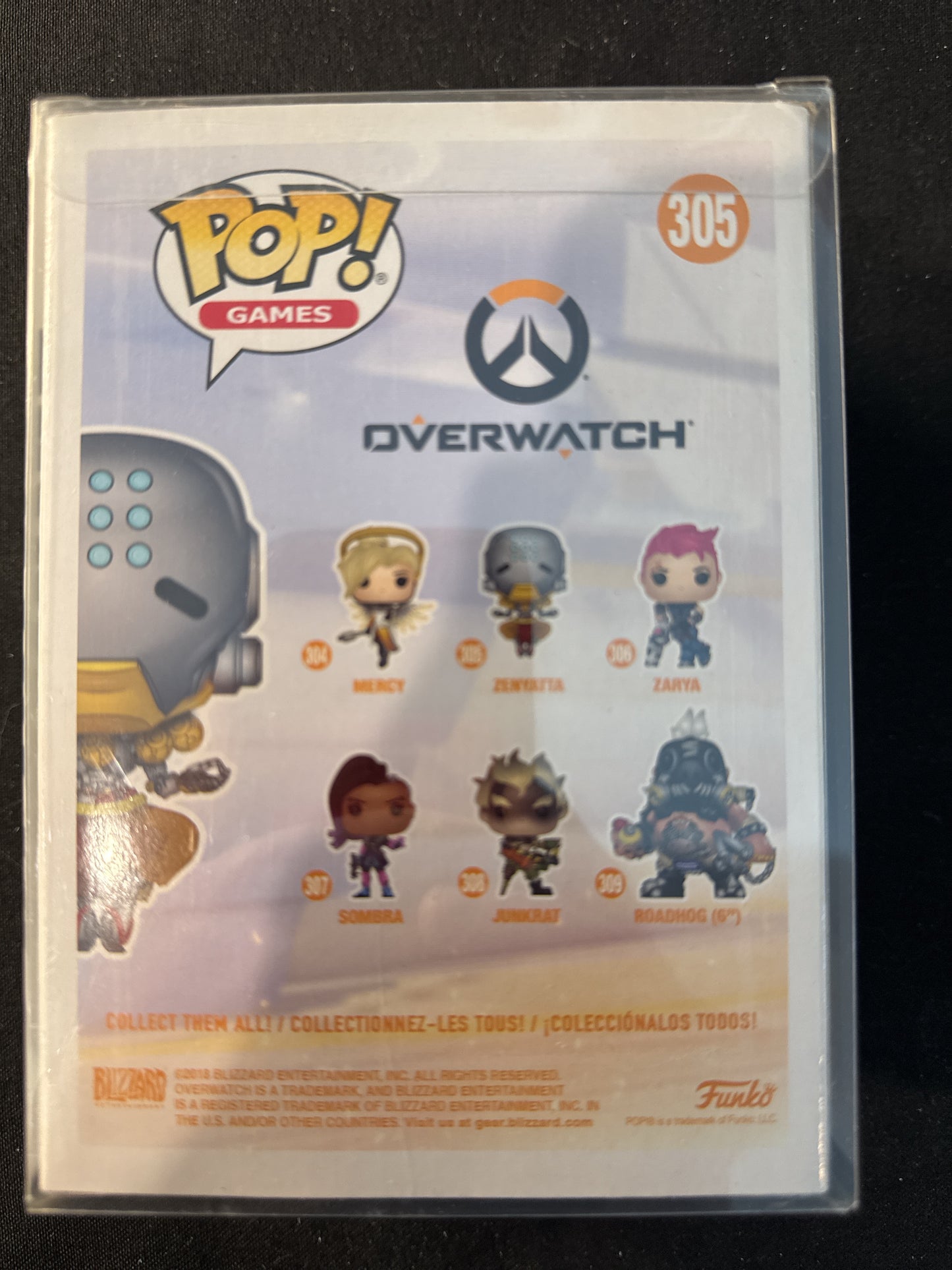 Funko Pop! Overwatch #305 Zenyatta Vinyl Figure New in Box w/ Soft Case
