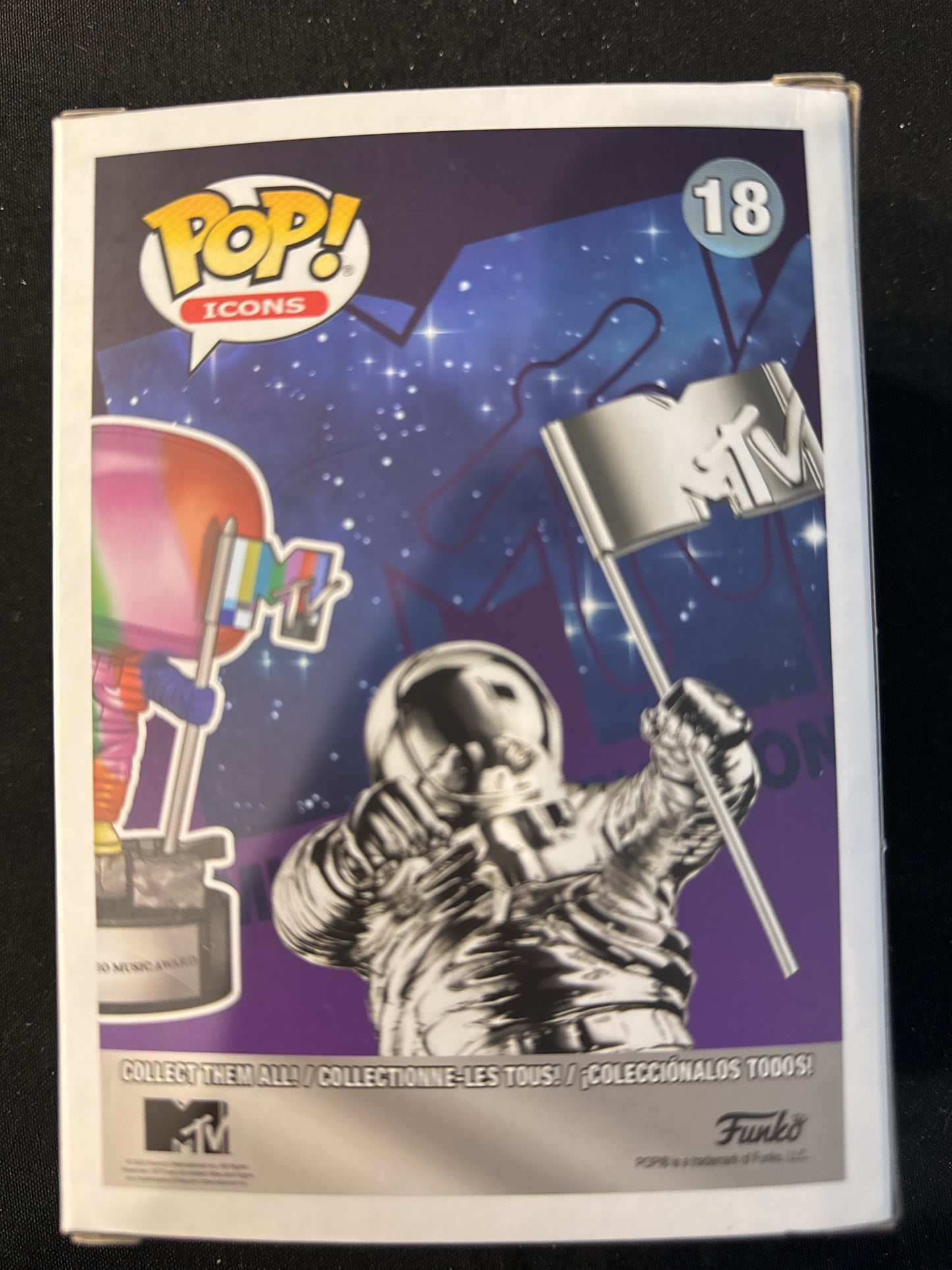 Funko Pop! Icons MTV #18 MTV Moon Person Vinyl Figure New in Box