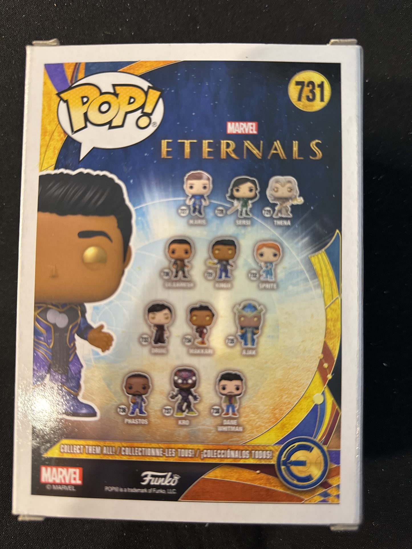 Funko Pop! Marvel Eternals #731 Kingo Bobble Head New in Box