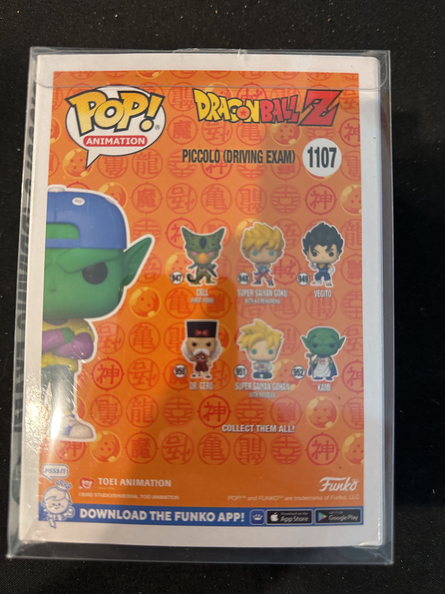 Funko Pop! Dragonball Z #1107 Piccolo (Driving Exam) Vinyl Figure New in Box w/ Soft Case