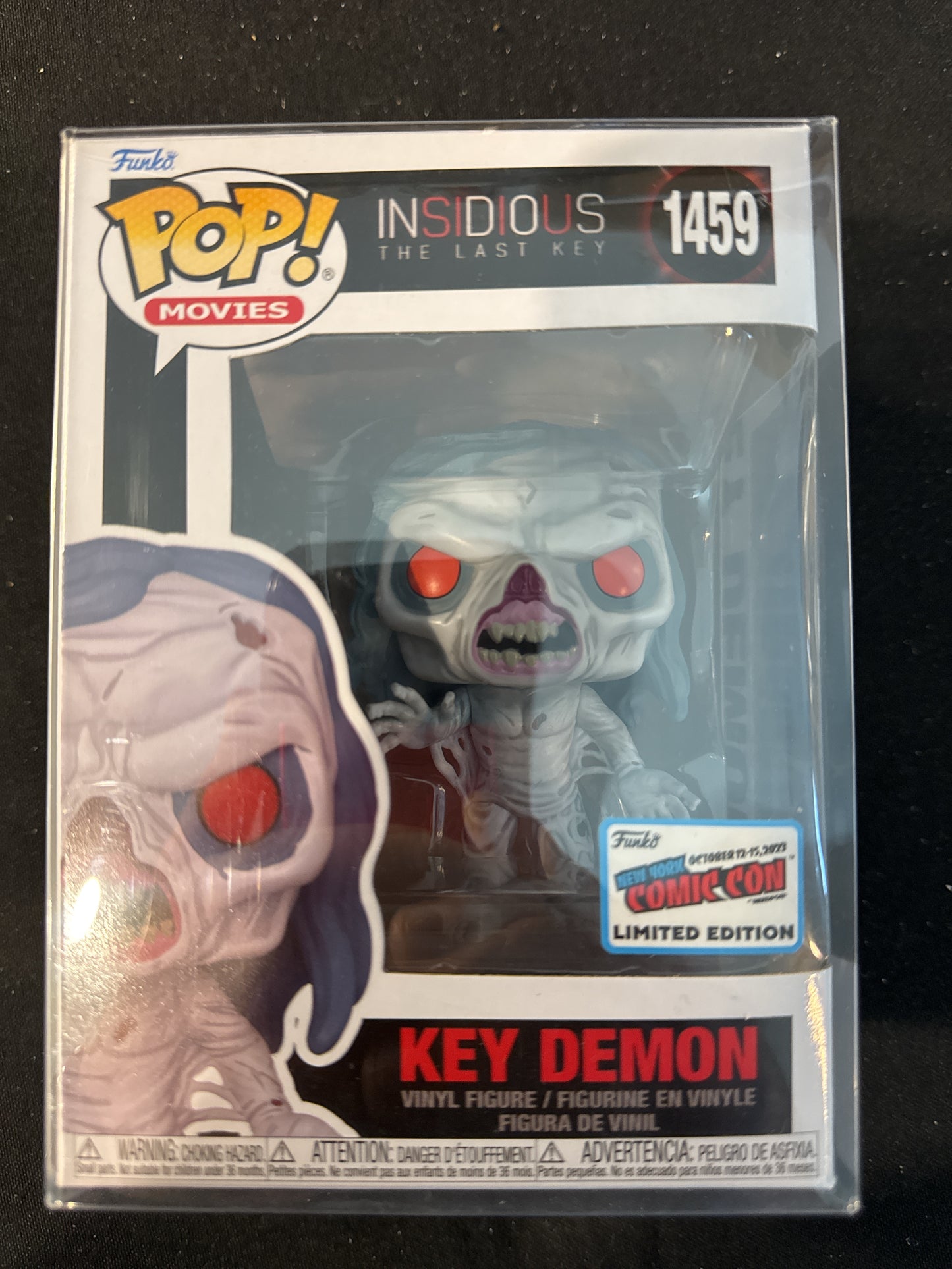 Funko Pop! Insidious The Last Key #1459 Key Demon Vinyl Figure New in Box w/ Soft Case