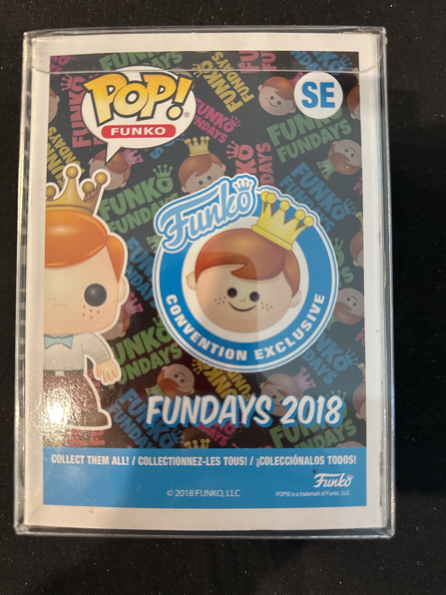 Funko Pop! Freddy Funko SE White Letterman Jacket Rare 5000 Pcs NIB w/ Soft Case