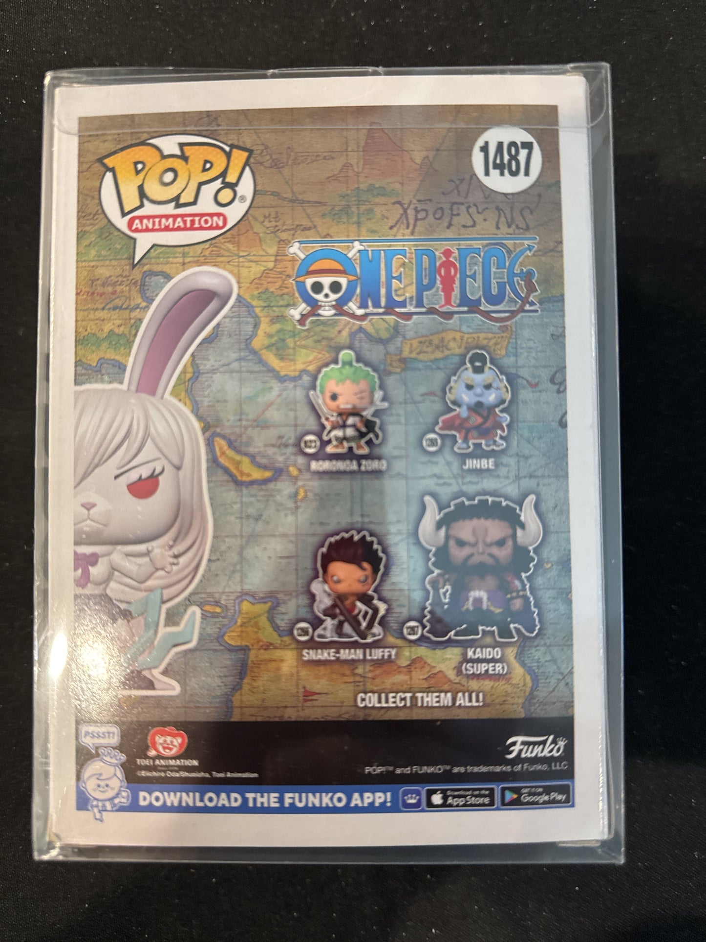 Funko Pop! OnePiece #1487 Carrot Vinyl Figure New in Box w/ Soft Case