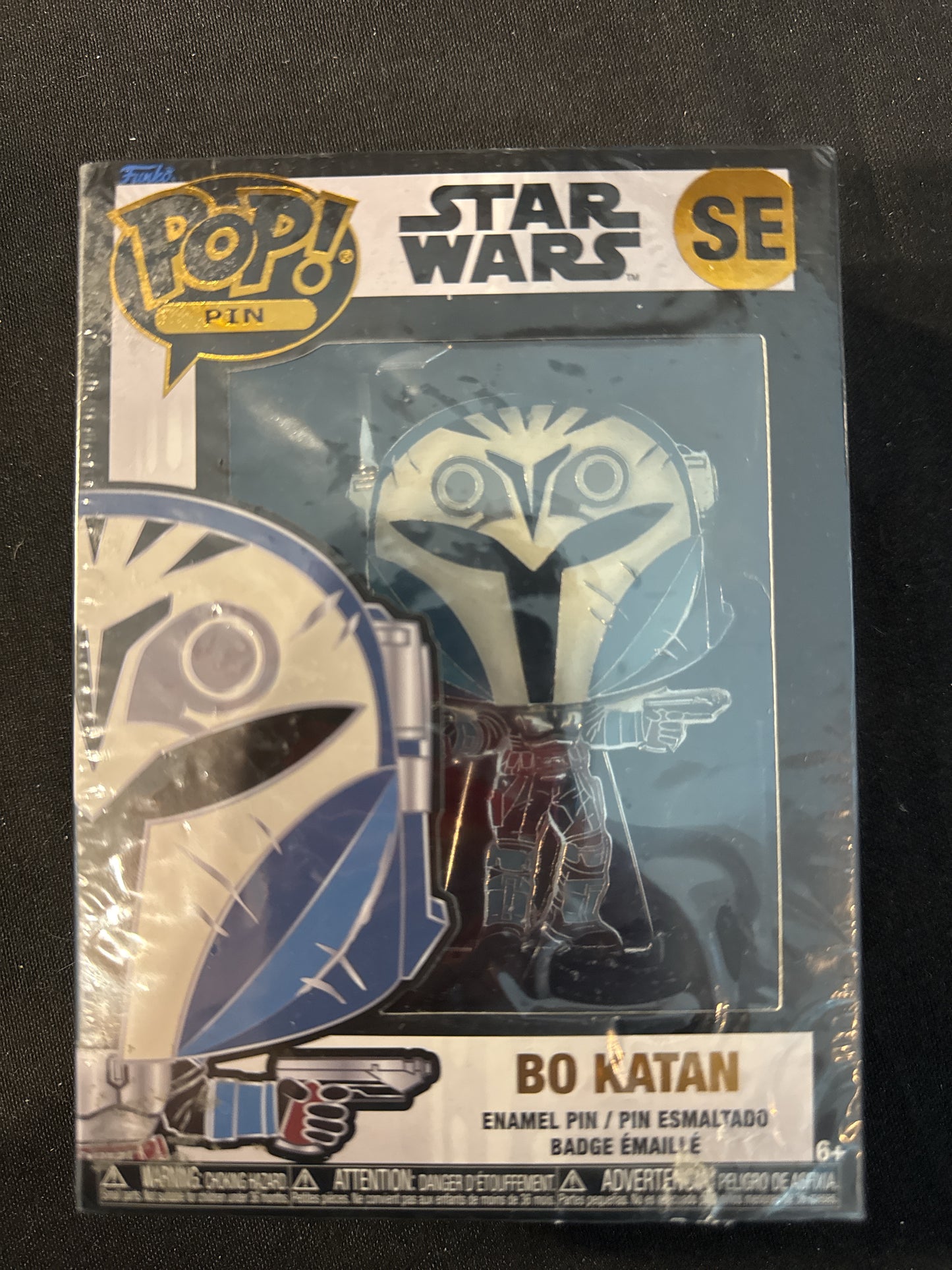 Funko Pop! Pin Star Wars Bo Katan Special Edition Enamel Pin New in Box and Plastic