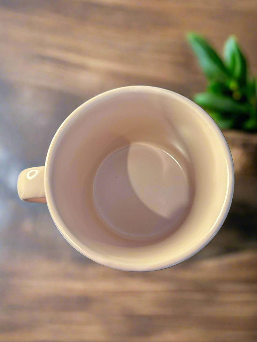 Market Finds Pink Butterfly Coffee Cup Mug 4" Tall New
