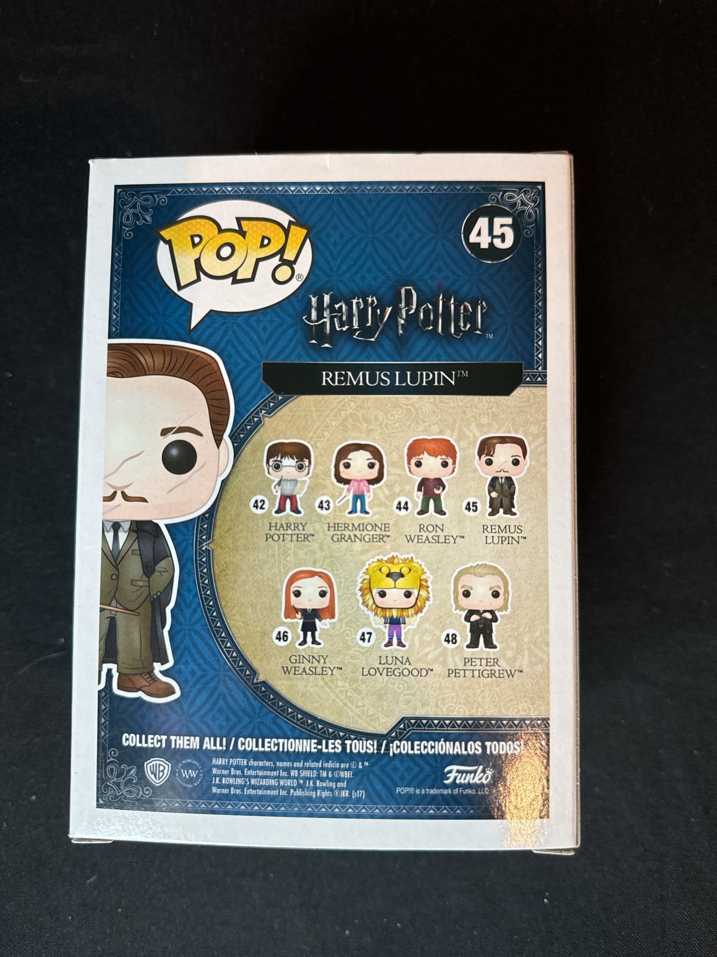 Funko Pop! Movies: Harry Potter Remus Lupin Vinyl Action Figure #45 New In Box