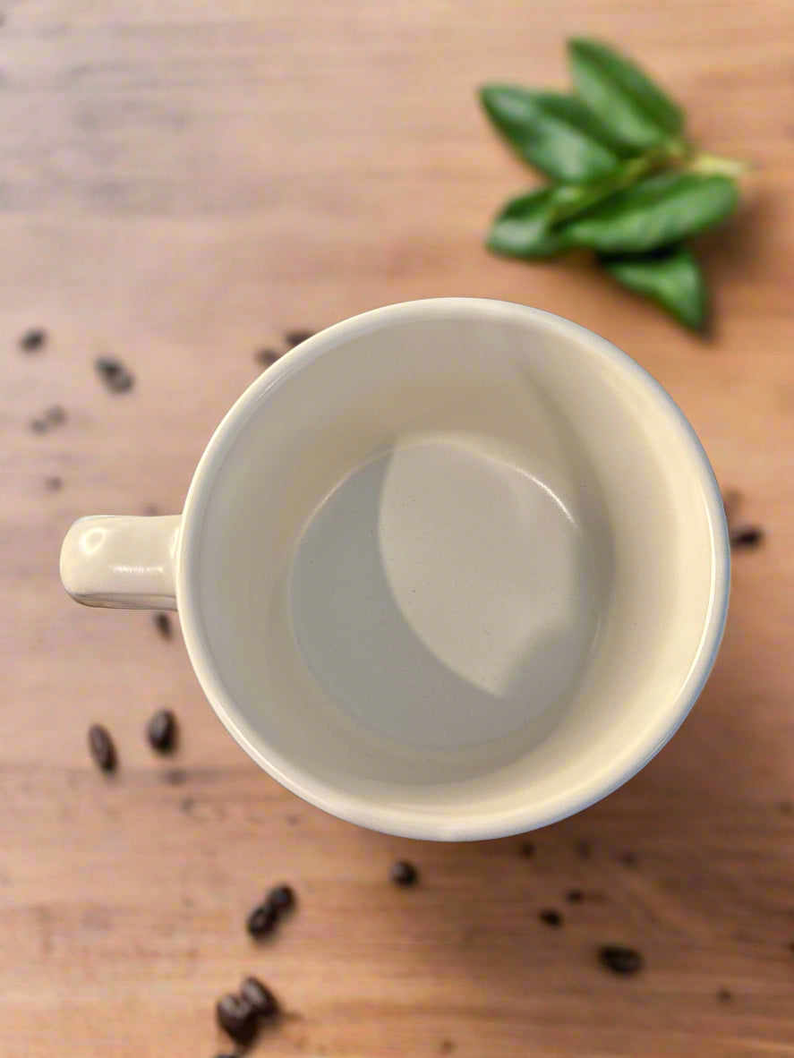 Better Living Coffee Cup Mug "Je T'aime' French Saying 3.5" Tall New